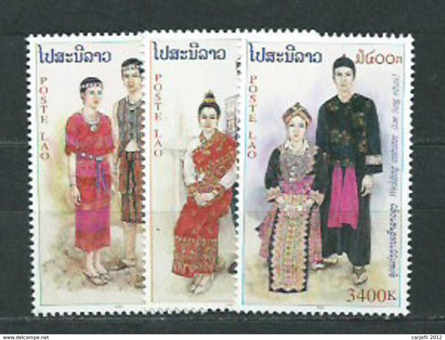 Laos - Correo 2000 Yvert 1399/401 ** Mnh - Laos