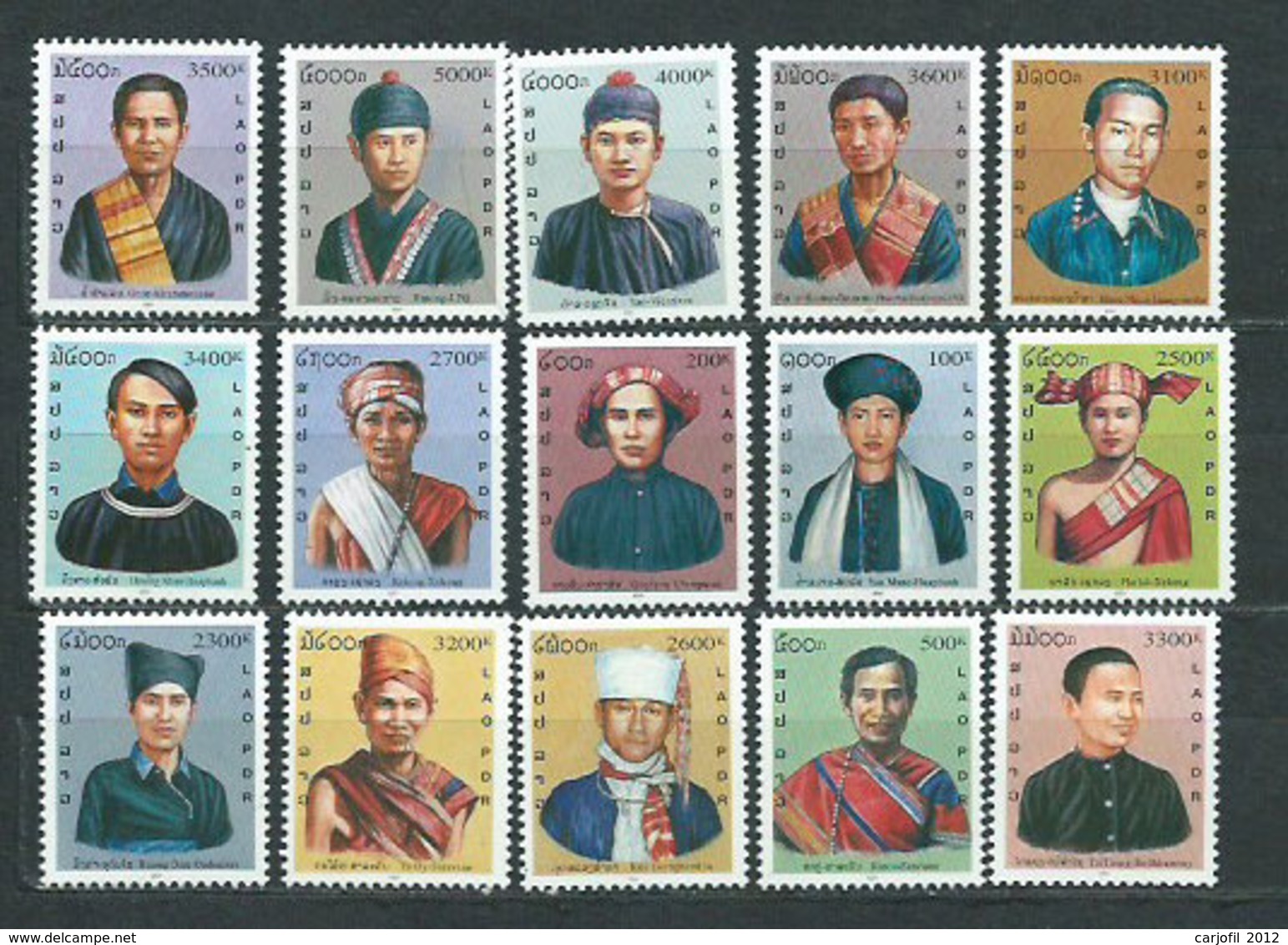 Laos - Correo 2001 Yvert 1413A/Q ** Mnh - Laos