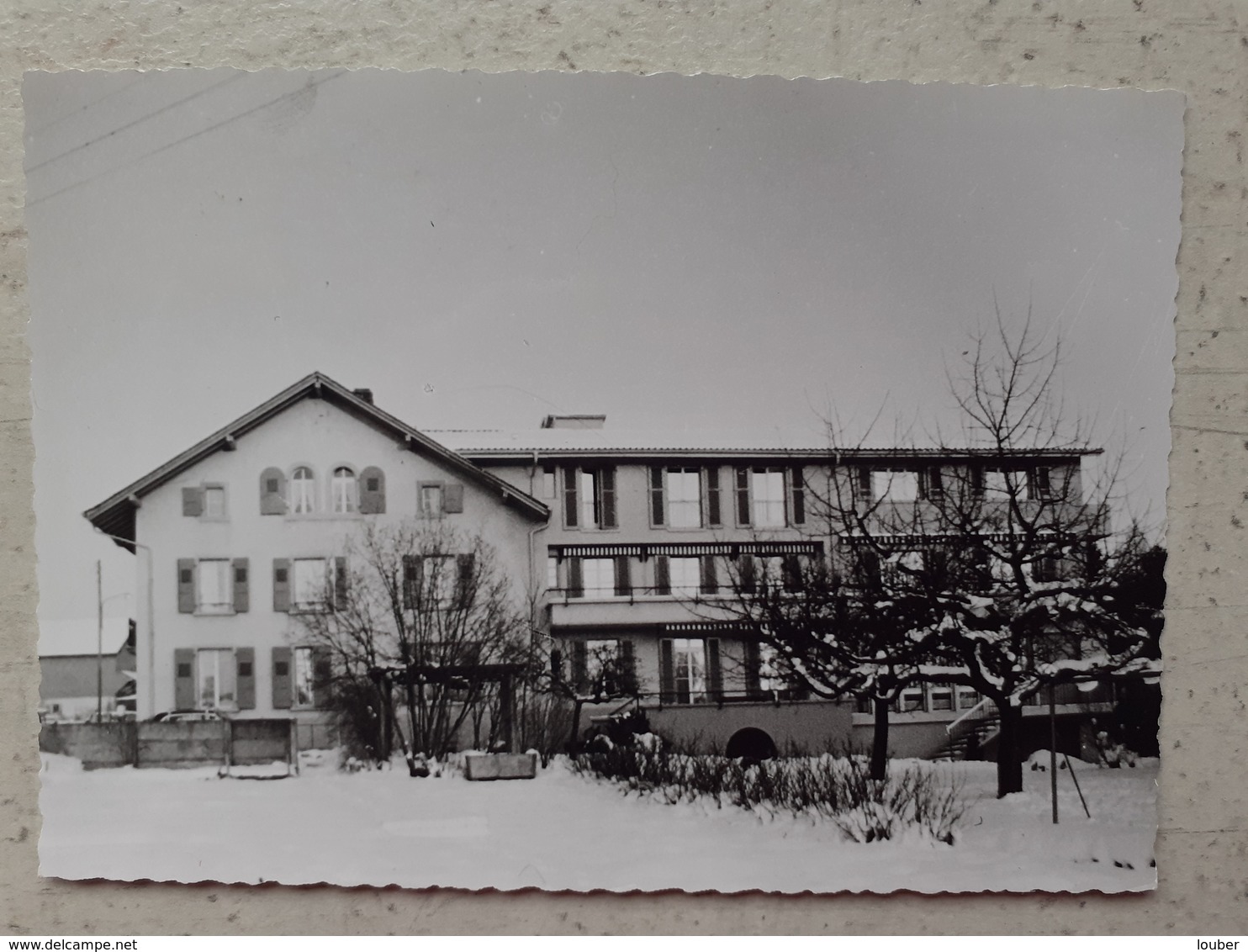 CPSM SUISSE Maison De Repos Le Flon ORON LA VILLE Sous La Neige 1972 - Oron