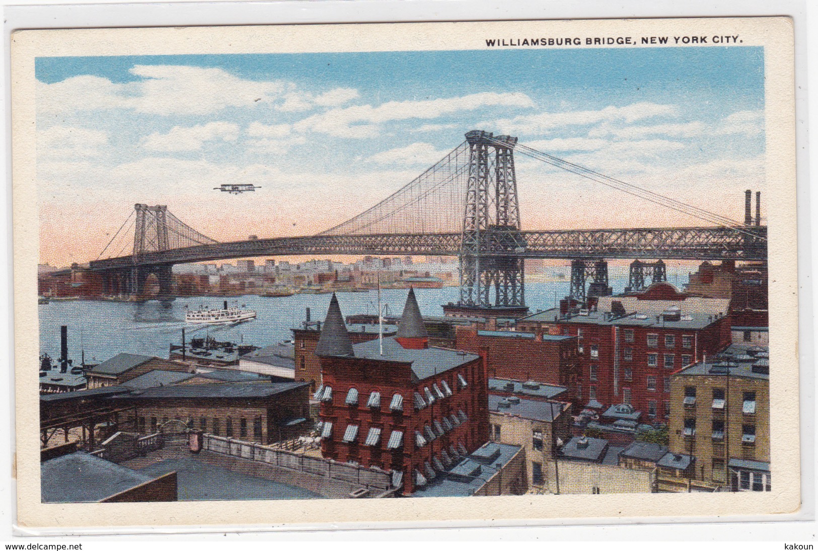 Williamsburg Bridge, New York City, Unused (F427) - Ponts & Tunnels