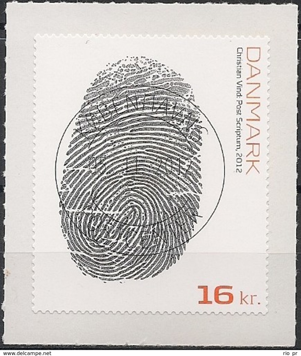 DENMARK - POST SCRIPTUM, BU CHRISTIAN VIND (SELF-ADHESIVE) 2012 - CANCELLED - Altri & Non Classificati