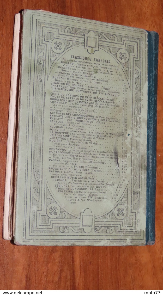 Livre LES FABLES DE LA FONTAINE - 1898 - Edition Hachette / 25 - Auteurs Français