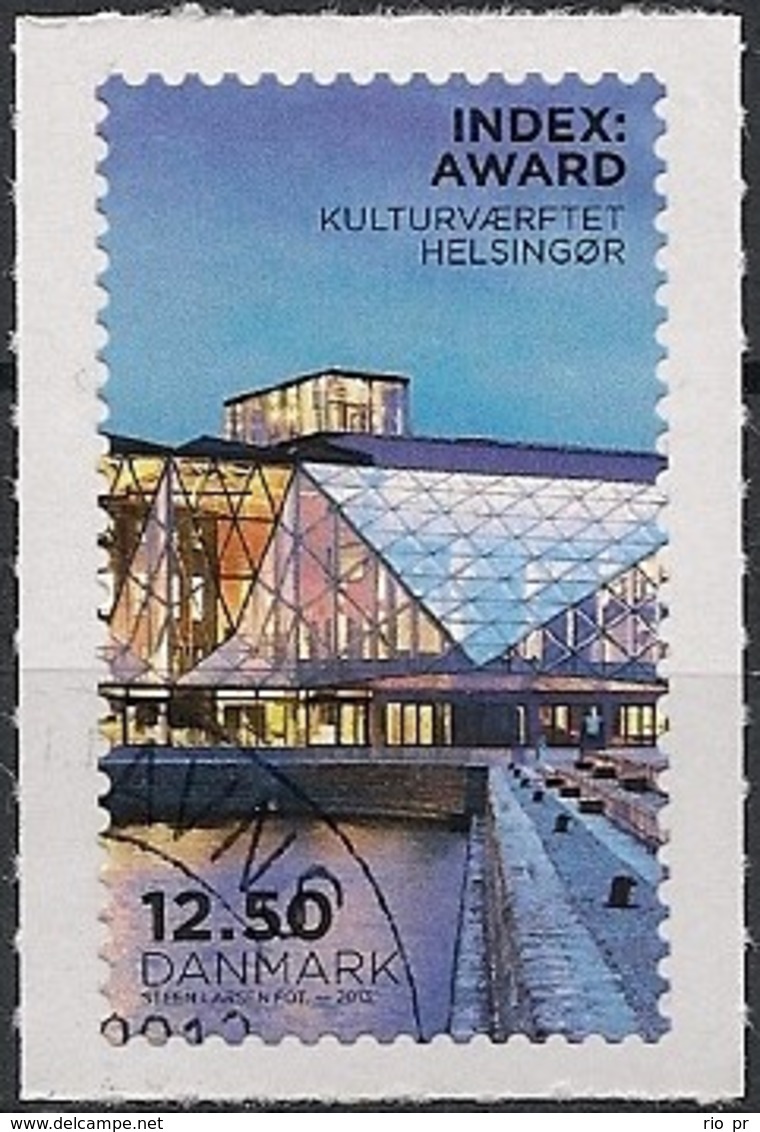 DENMARK - 5th INDEX, INTL. DESIGN AWARD CEREMONIES, ELSINORE (BUILDING ENTRANCE,12.50 Kr,SELF-ADHESIVE) 2013 - CANCELLED - Sonstige & Ohne Zuordnung