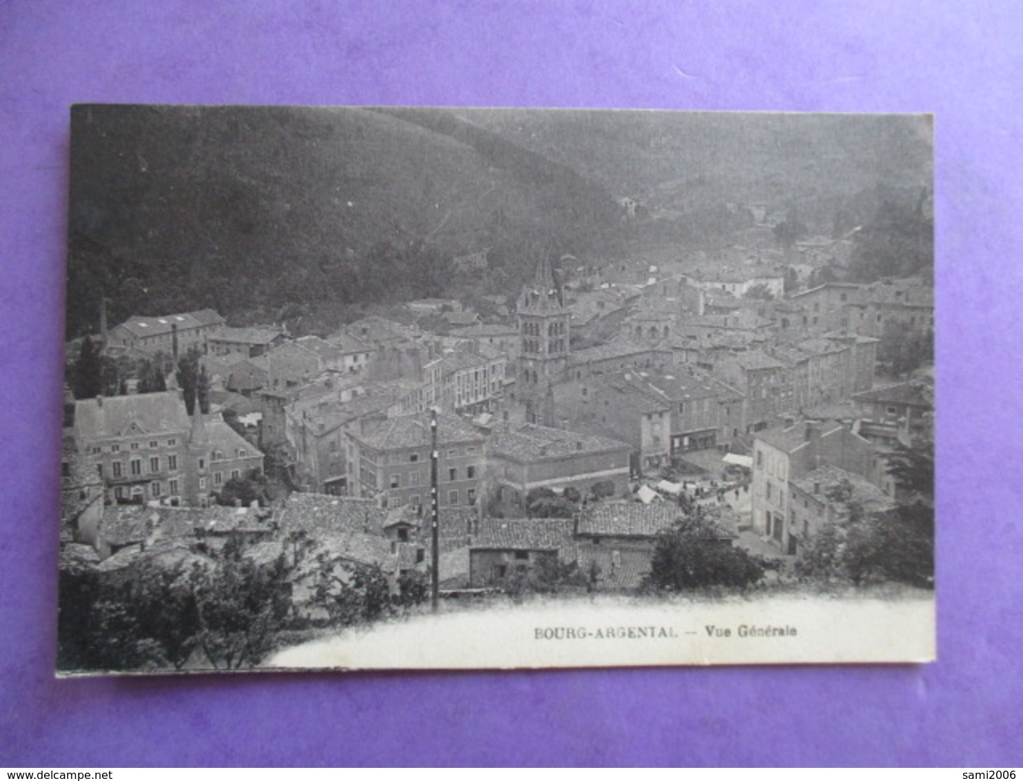 CPA 42 BOURG ARGENTAL VUE GENERALE - Bourg Argental