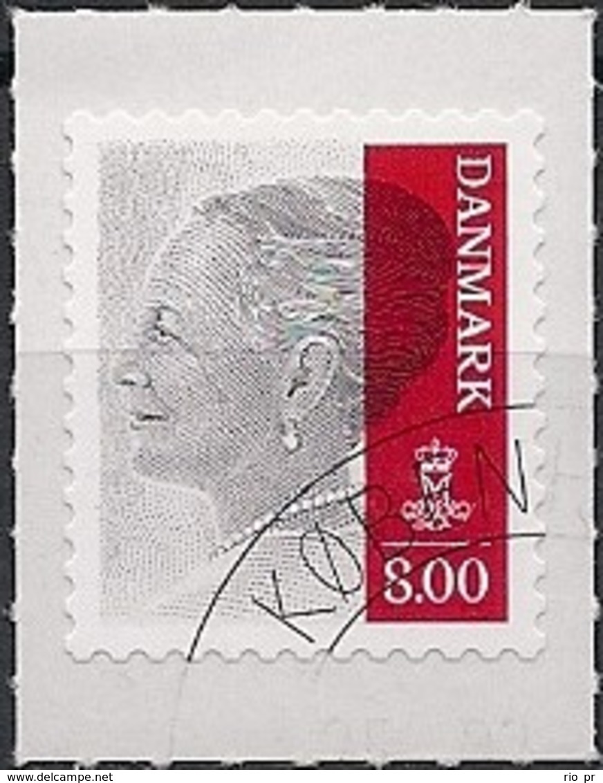 DENMARK - DEFINITIVE: QUEEN MARGRETHE II, 8.00 Kr (SELF-ADHESIVE) 2011 - CANCELLED - Andere & Zonder Classificatie