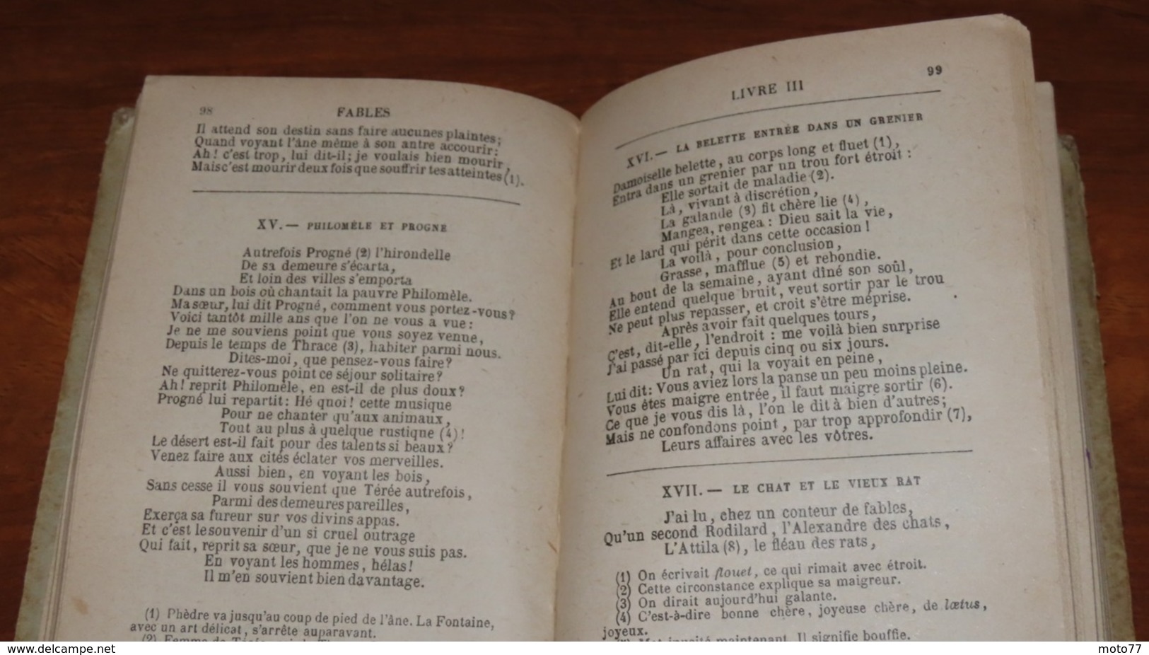 Livre LES FABLES DE LA FONTAINE - 1920 - Edition Maison Alfred Marne / 27 - Auteurs Français