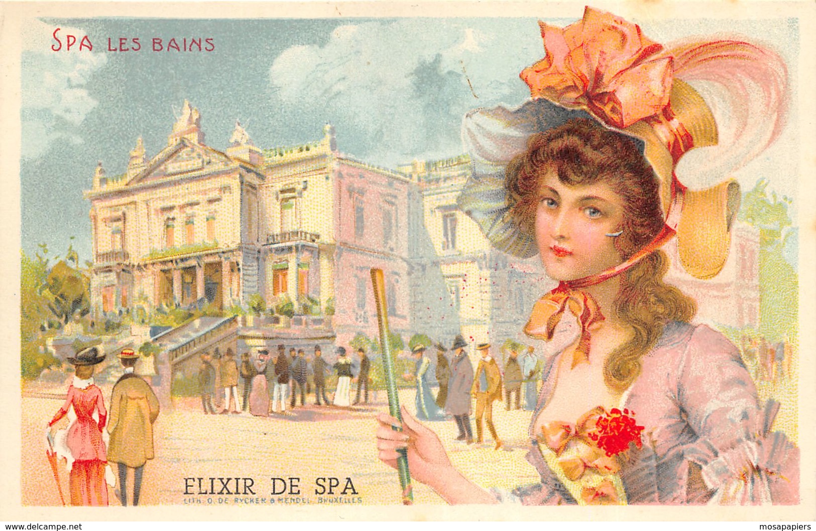 Spa - Carte Type Litho < 1900 - Spa