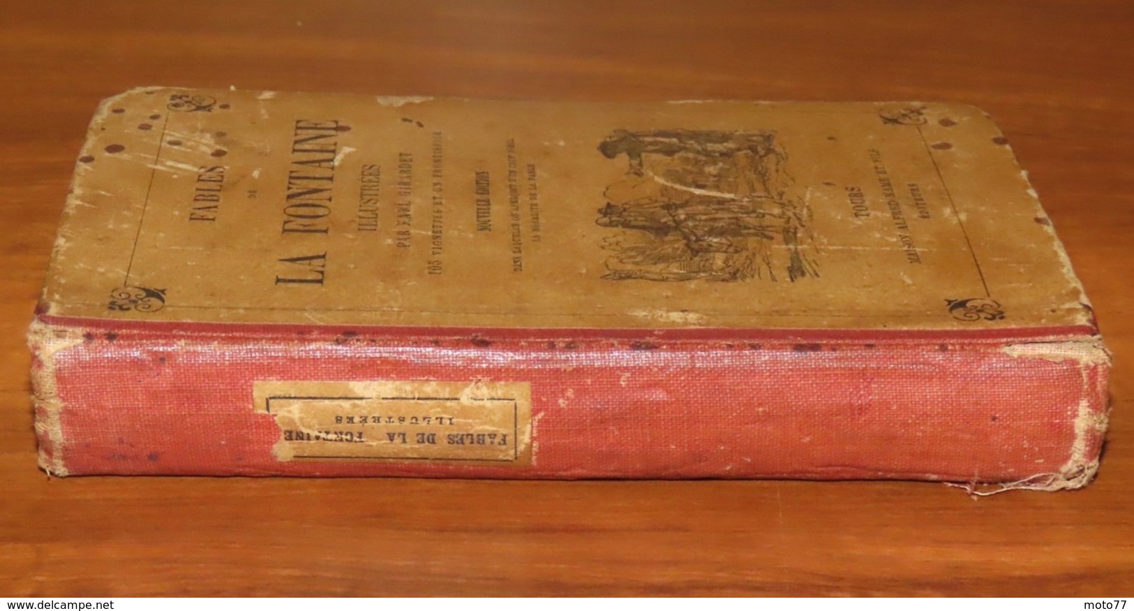 Livre LES FABLES DE LA FONTAINE - Vers 1900 - Edition Maison Alfred Marne / 28 - French Authors