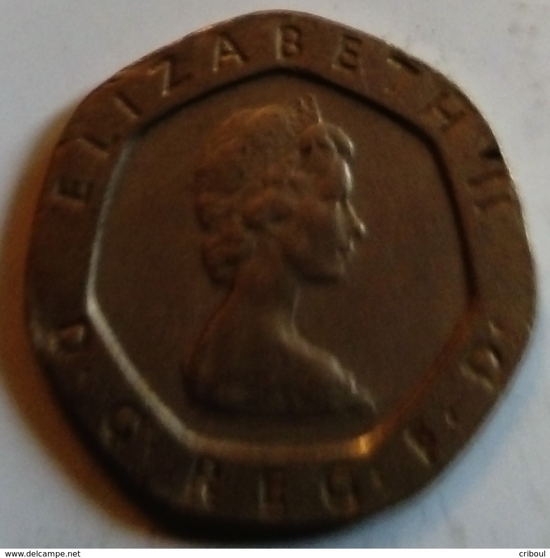 Grande Bretagne Great Britain Angleterre England 1982 20 Pence Elisabeth II - 20 Pence