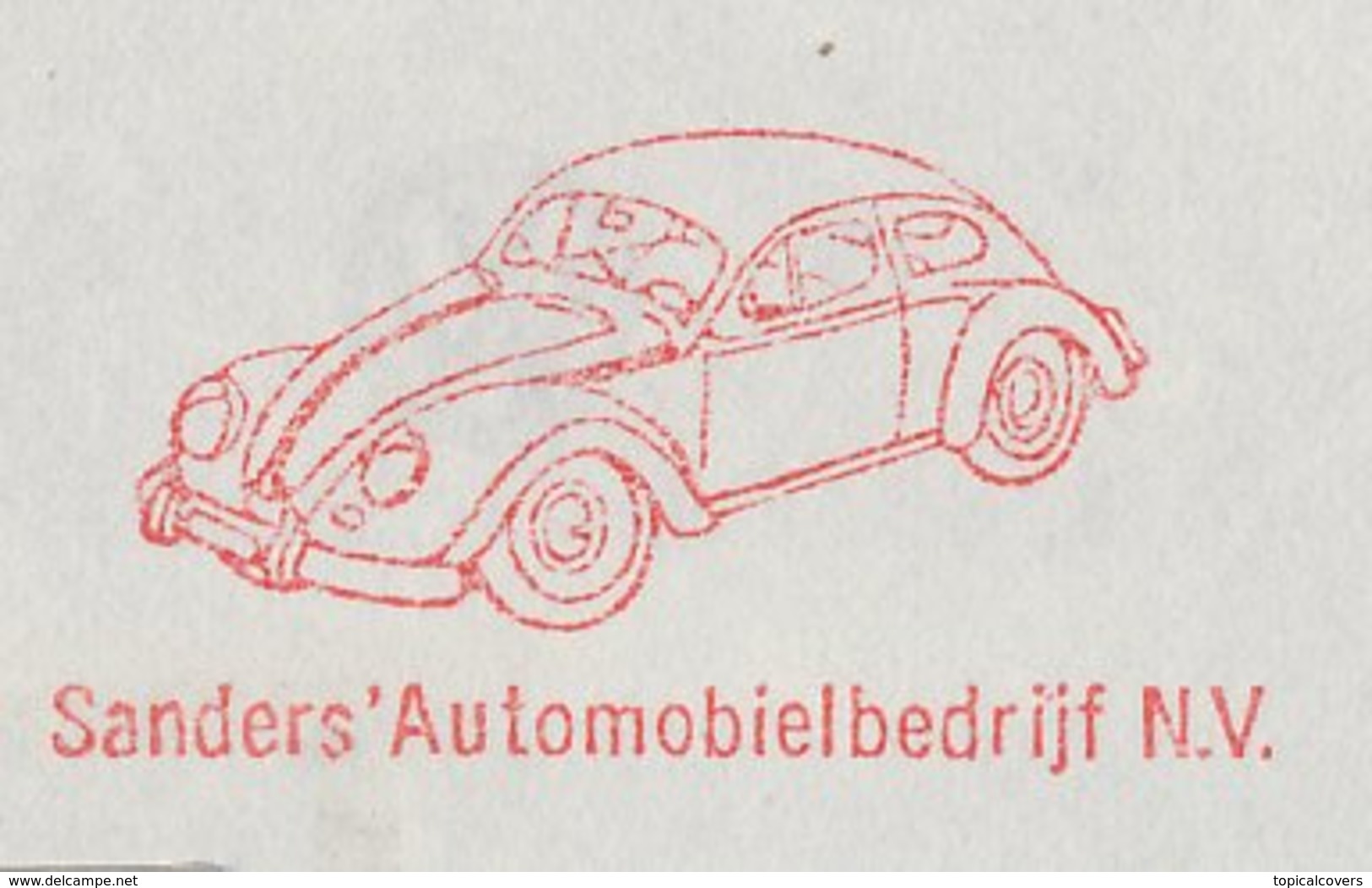 Meter Cover Netherlands 1964 Car - Volkswagen Beetle - VW - Cars