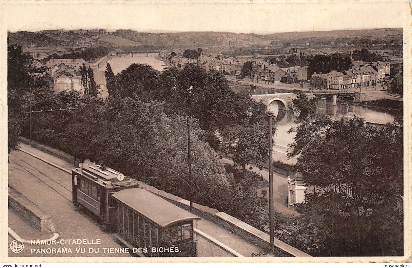 Namur - Tram - Panorama Vu Du Tienne Des Biches - Namur