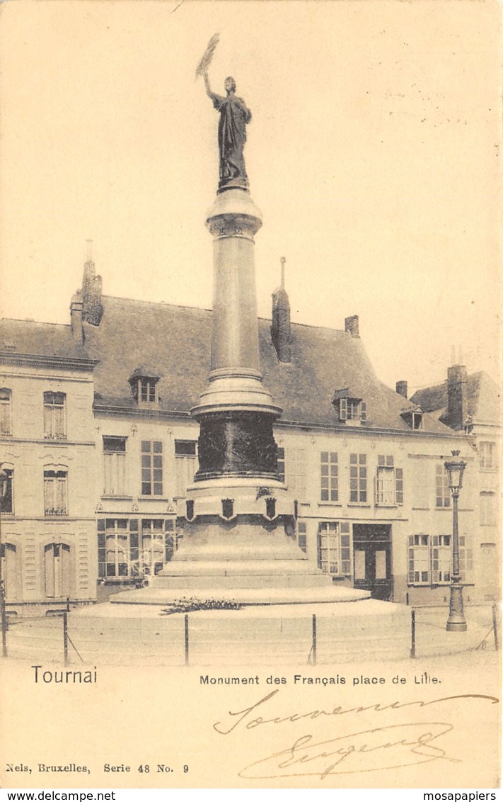 Tournai - Monument Des Français Place De Lille - Nels Série 48 N° 9 - Doornik