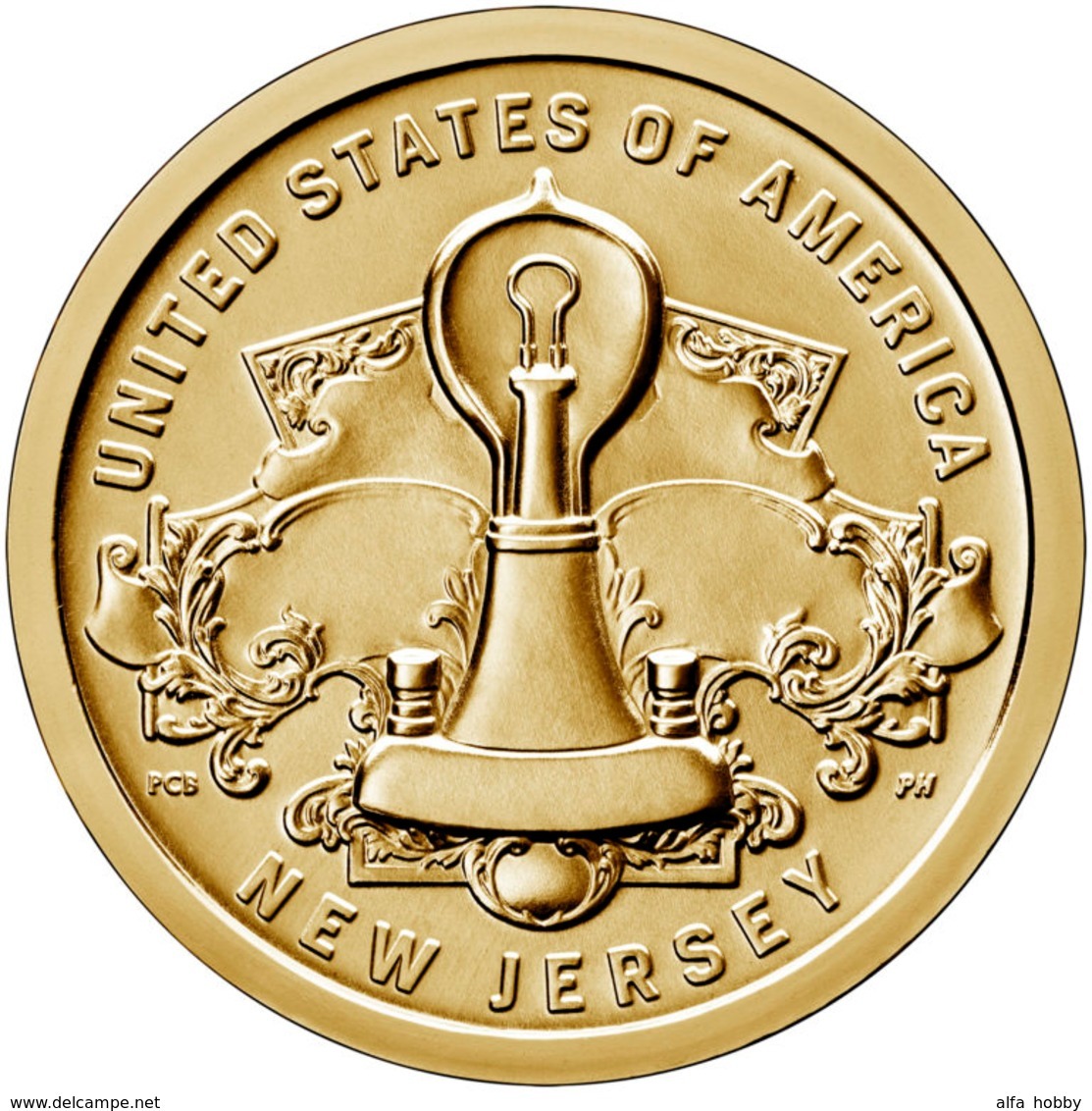 USA, 2019 Innovation, $1 Coin "P" New Yersey - Non Classificati