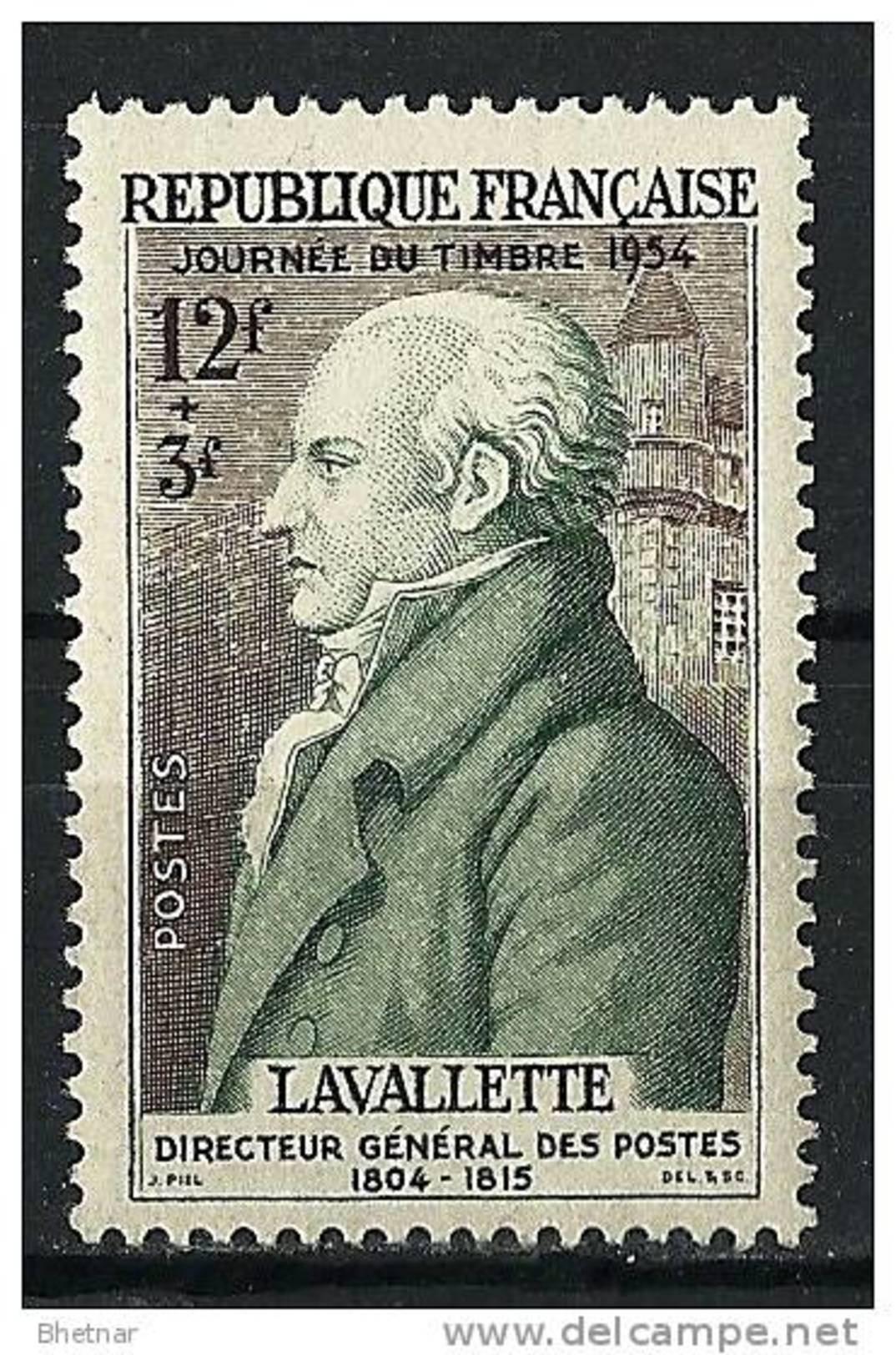 FR YT 969 " Comte De Lavalette " 1954 Neuf** - Unused Stamps