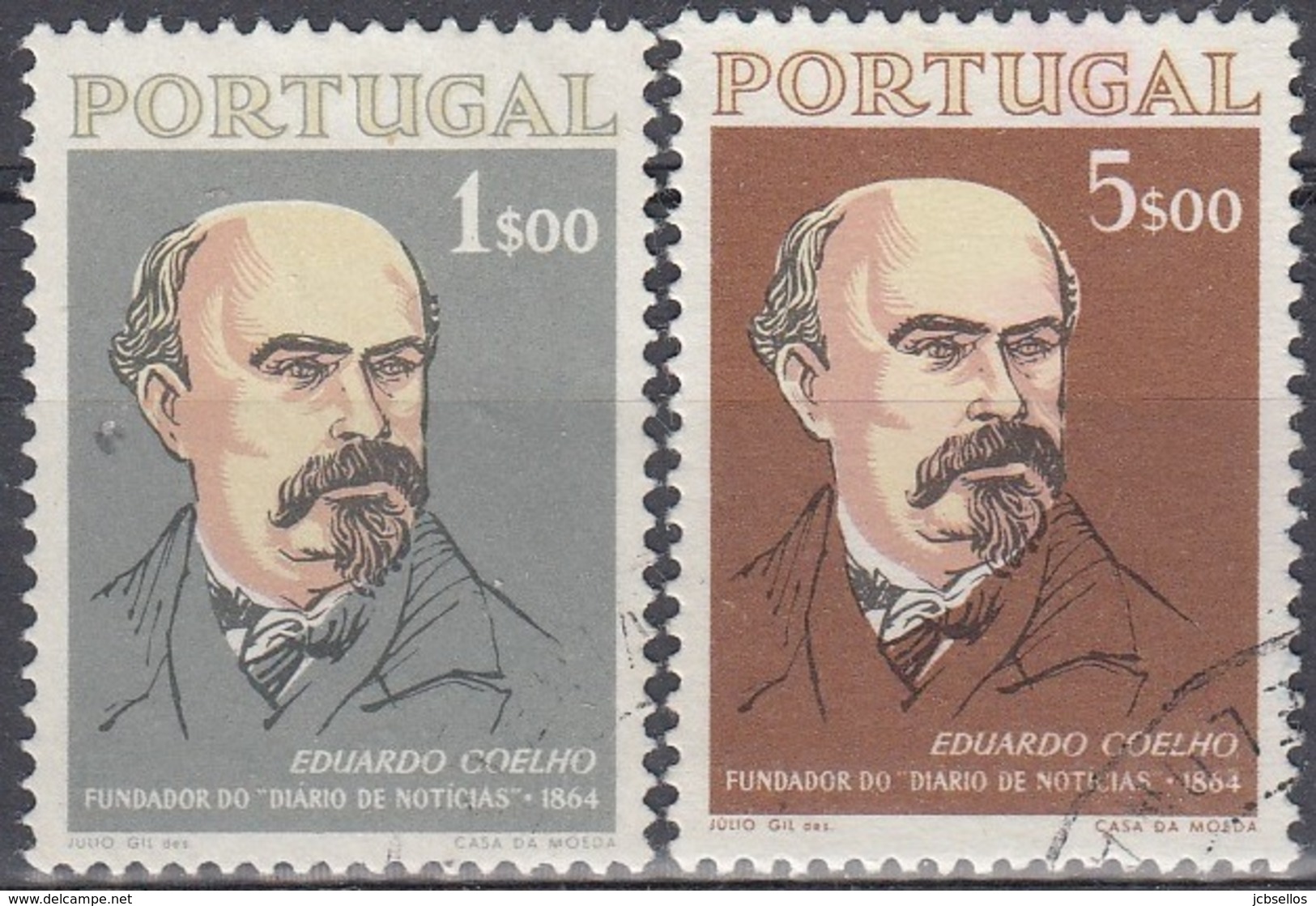 PORTUGAL 1964 Nº 953/54 USADO - Usado