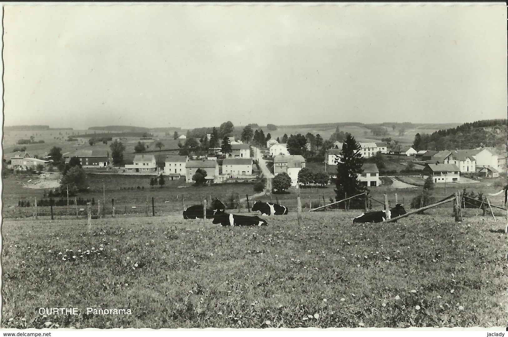 Ourthe -- Panorama.     ( 2 Scans ) - Gouvy