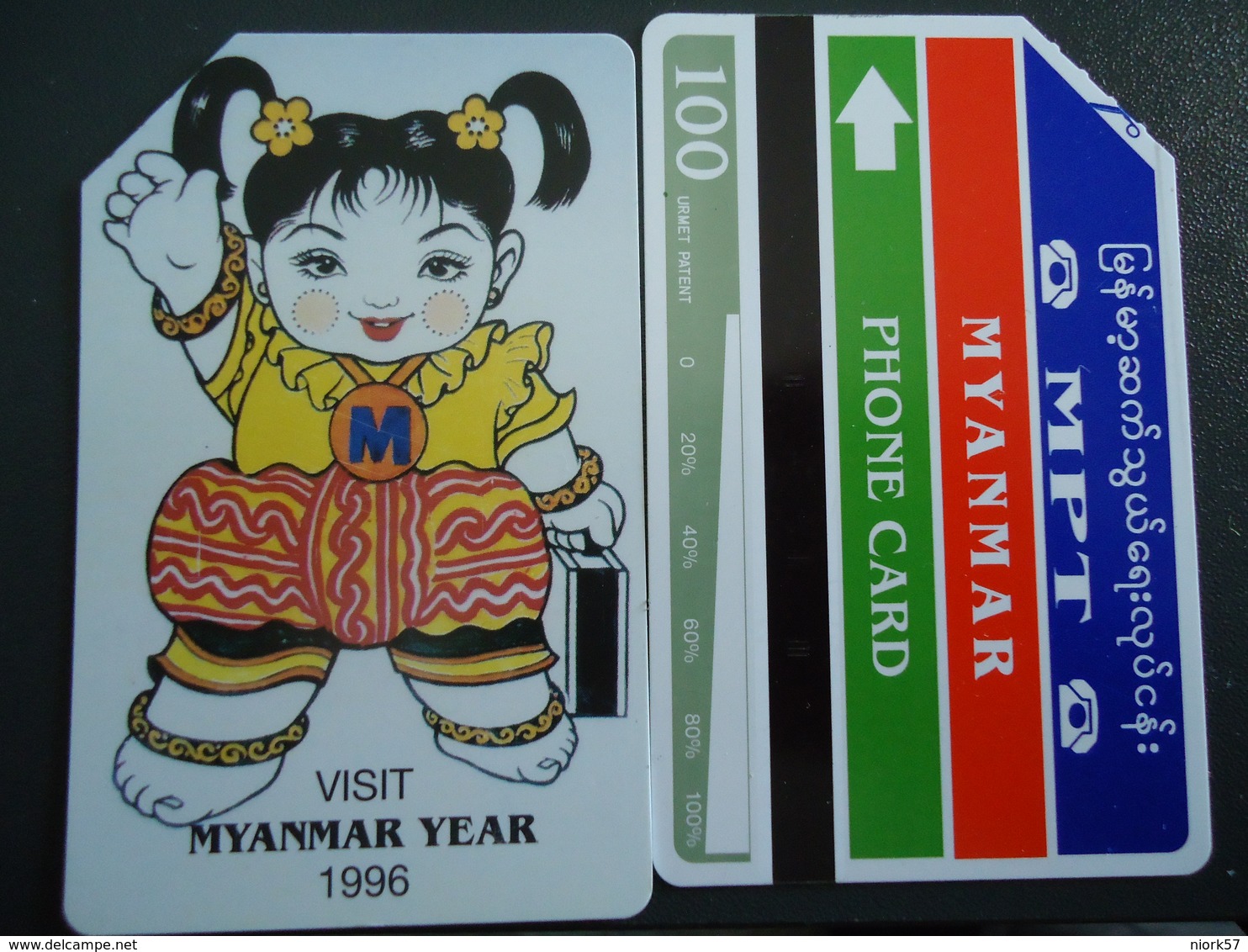 MYANMAR UESD CARDS COMICS - Myanmar (Burma)