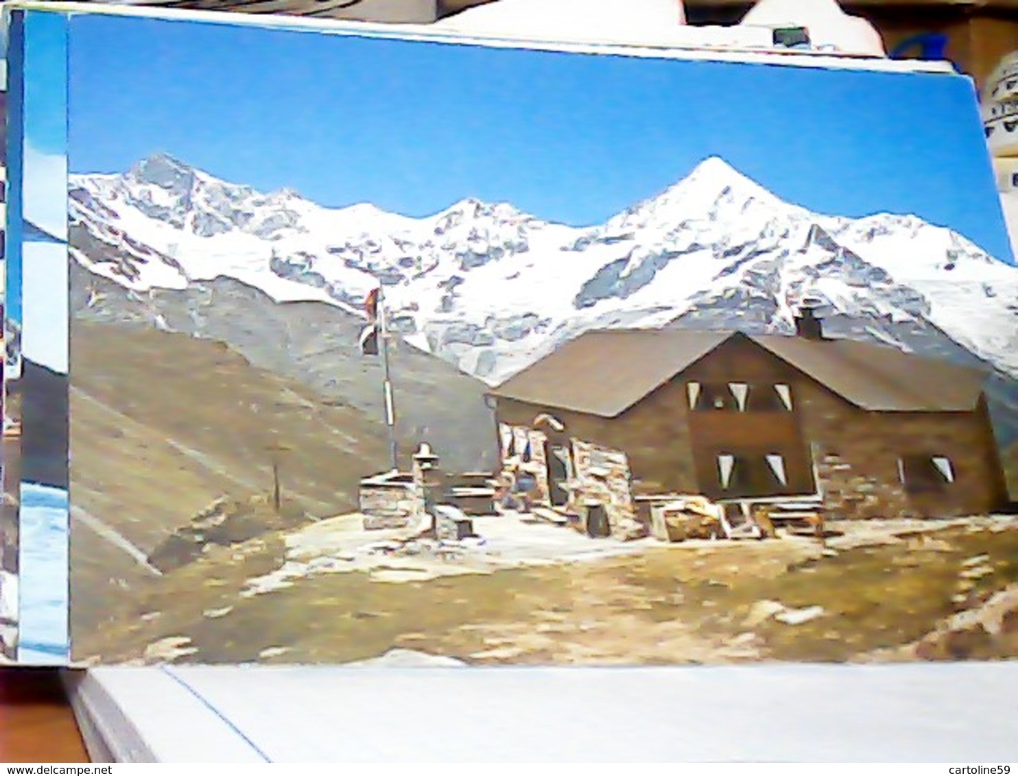 SUISSE SVIZZERA SWITZERLAND  TASCHHUTTE  Valais RIFUGIO N1980 HJ3726 - Täsch