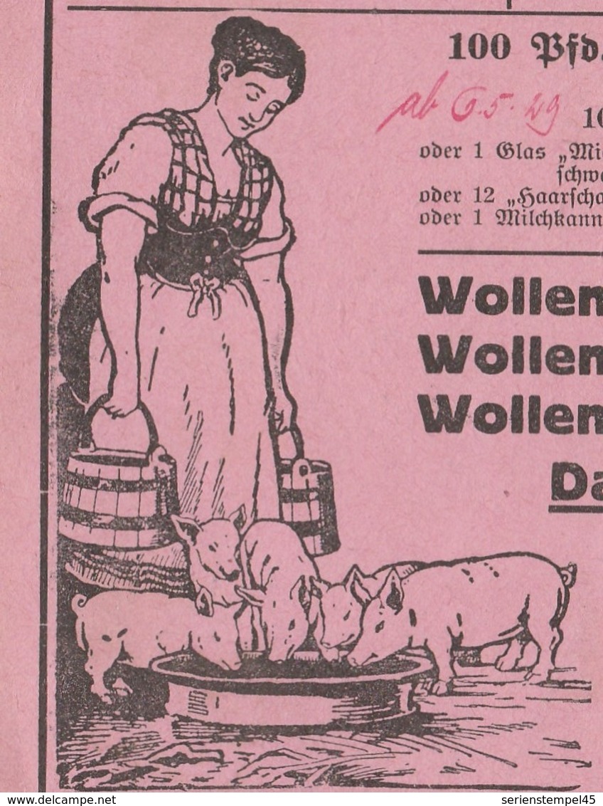 Ostpreussen Deutsches Reich Karte Mit Tagesstempel Agilla Kr Labiau 1929 Werbung - Briefe U. Dokumente