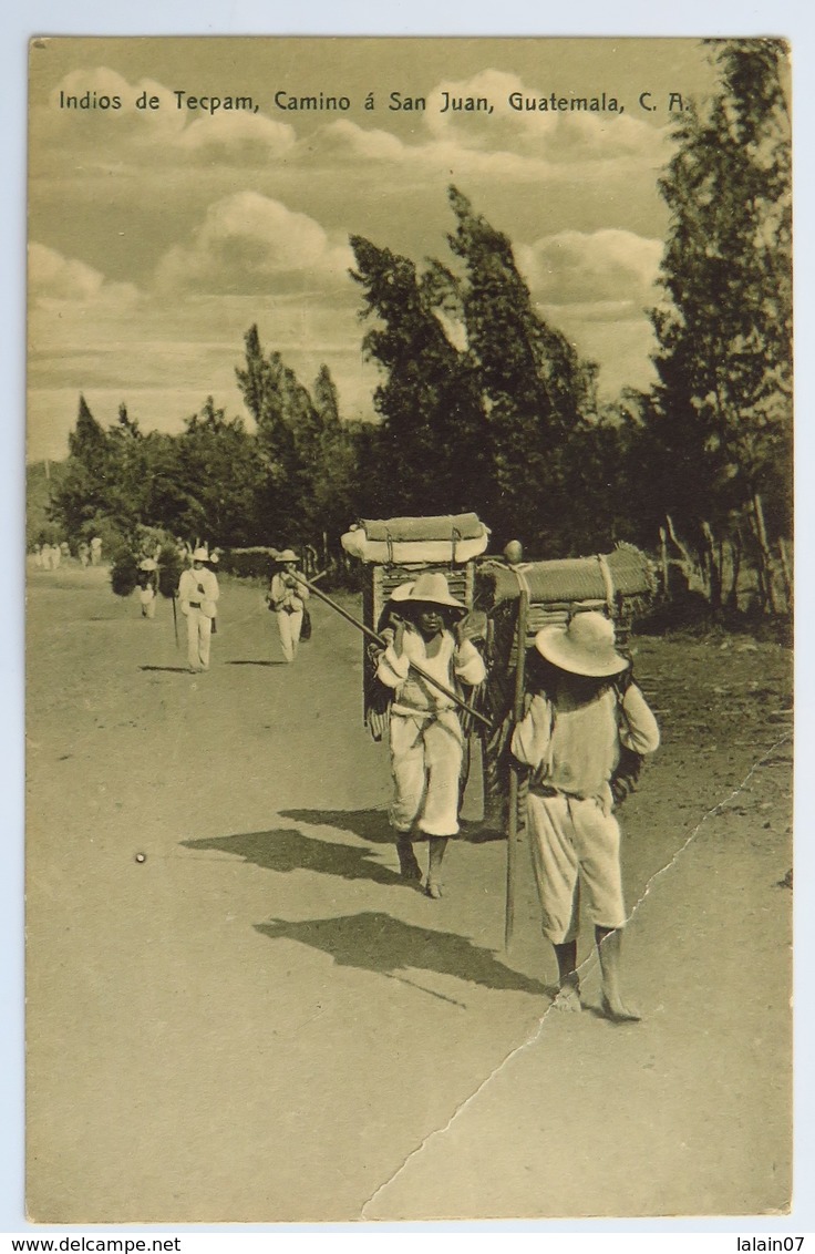 C. P. A. : GUATEMALA : Indios De TECPAM, Camino à San Juan - Guatemala