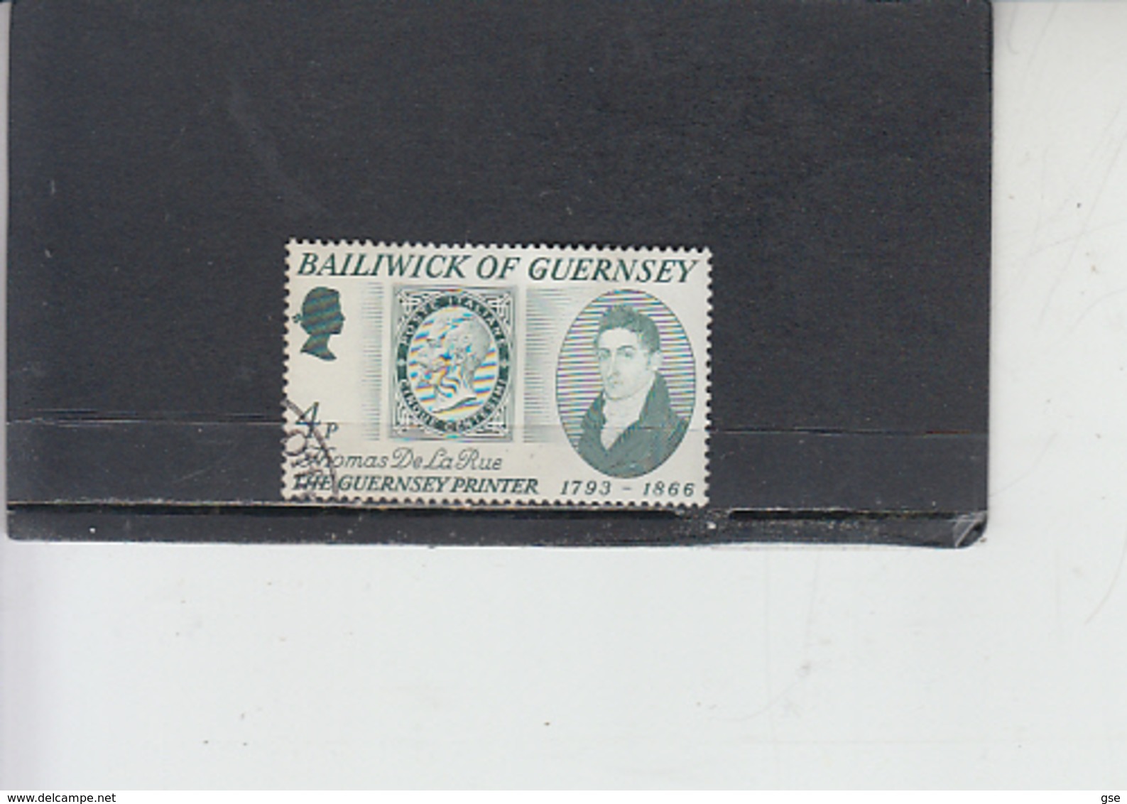 GUERNSEY  1971 - Unificato  51° - Francobollo Su Francobollo - Guernesey