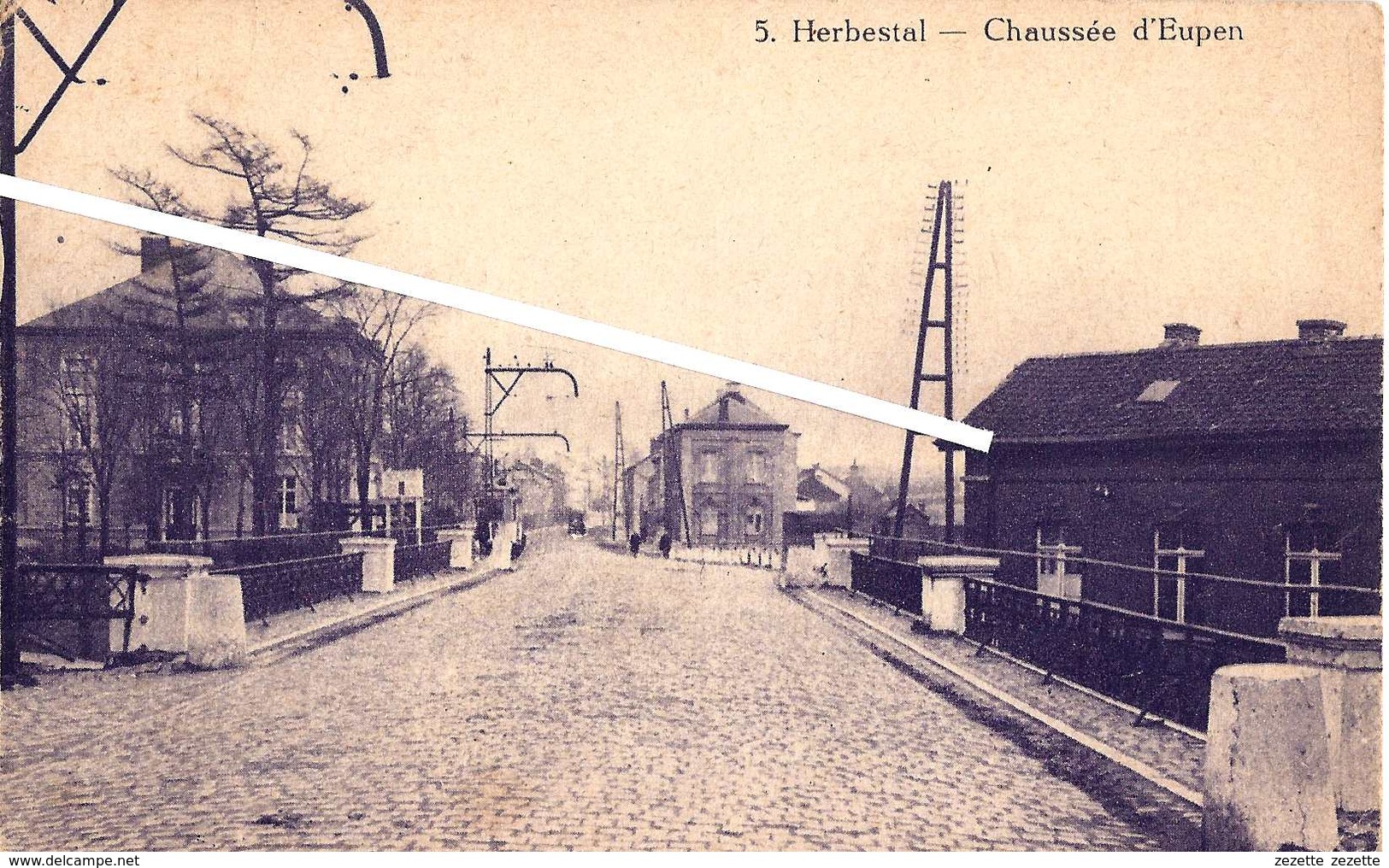 HERBESTHAL - LONTZEN  N° 5 - Chaussée D' Eupen - éd. L'Illustration TOB - Parfait état - Non Voyagé  (266) - Lontzen