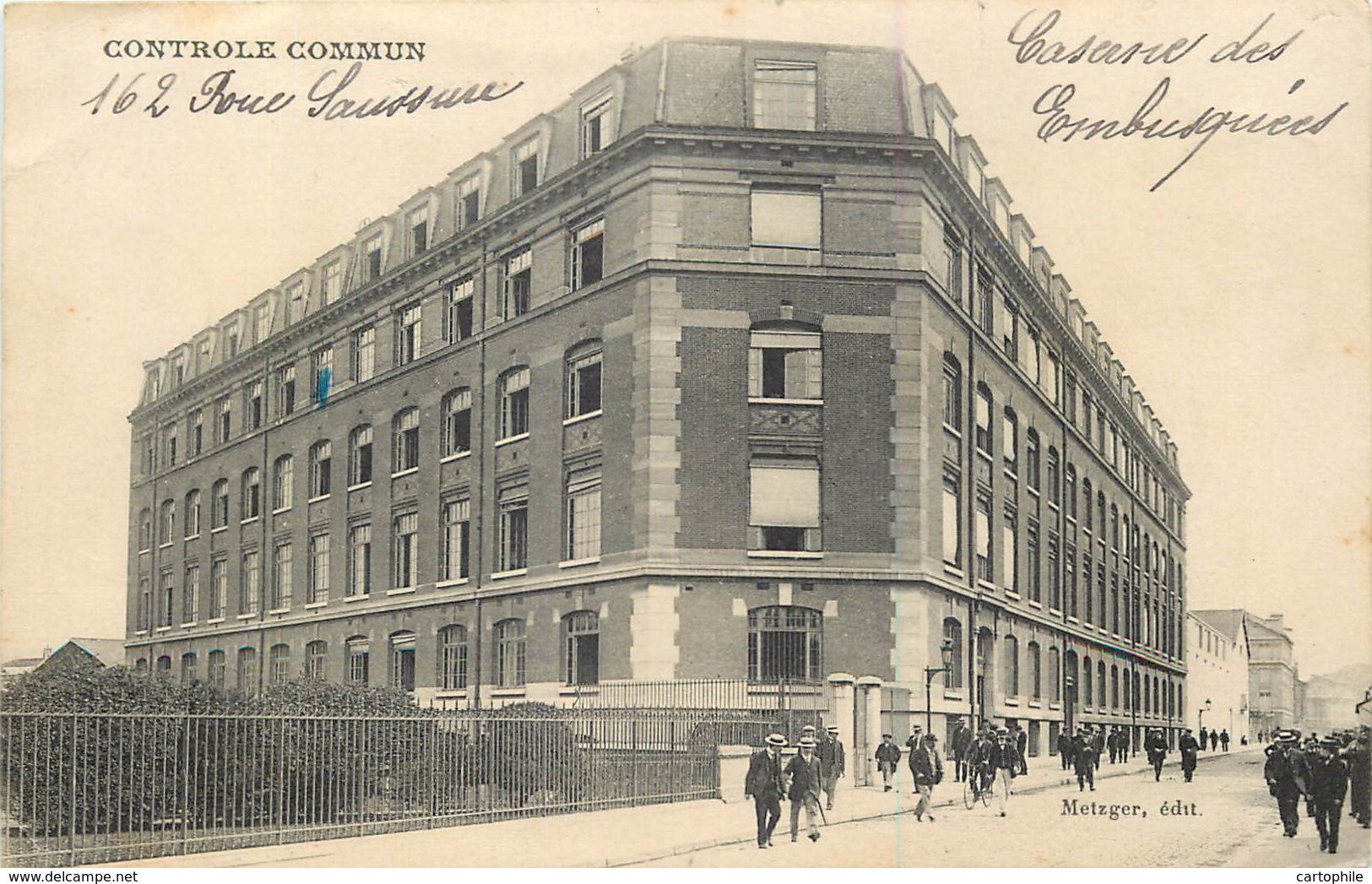 75017 - PARIS - Controle Commun Rue Saussure - Caserne Des Embusquées - Arrondissement: 17