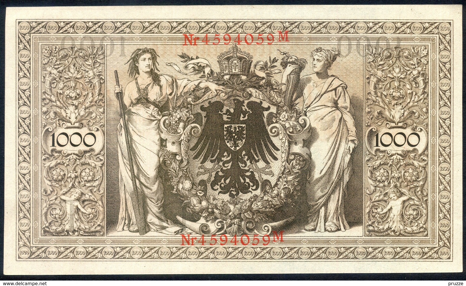 Deutsches Reich 21. April 1910, 1.000 Mark, P44-g - 1000 Mark