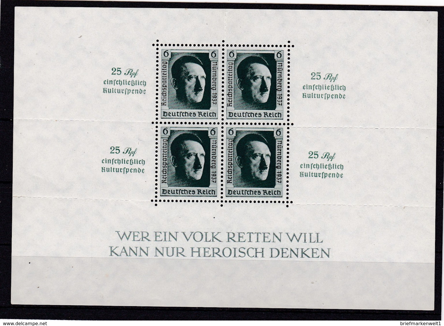 Deutsches Reich, Block 11** (K  5886f) - Blocks & Kleinbögen