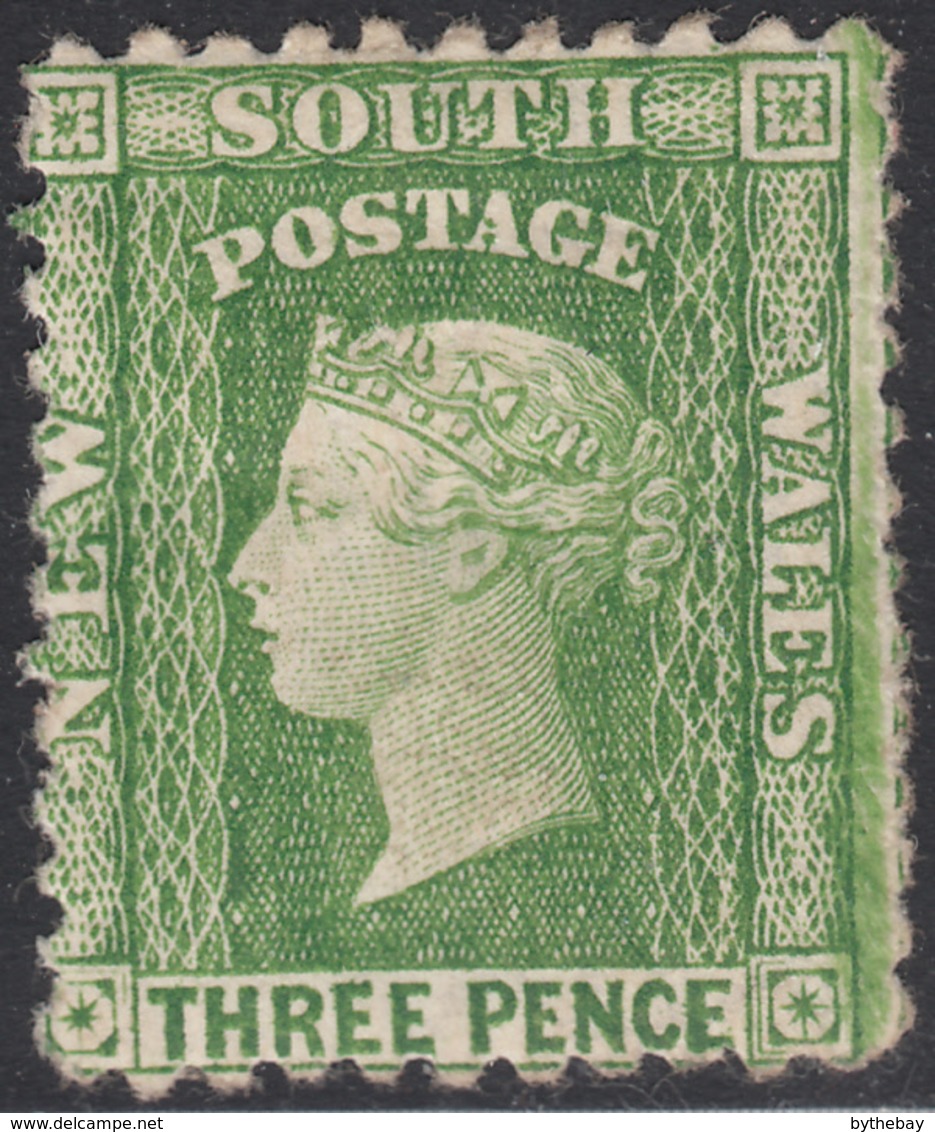 New South Wales 1882-91 MH Sc 63h 3p Victoria Perf 12 X 11 - Ungebraucht