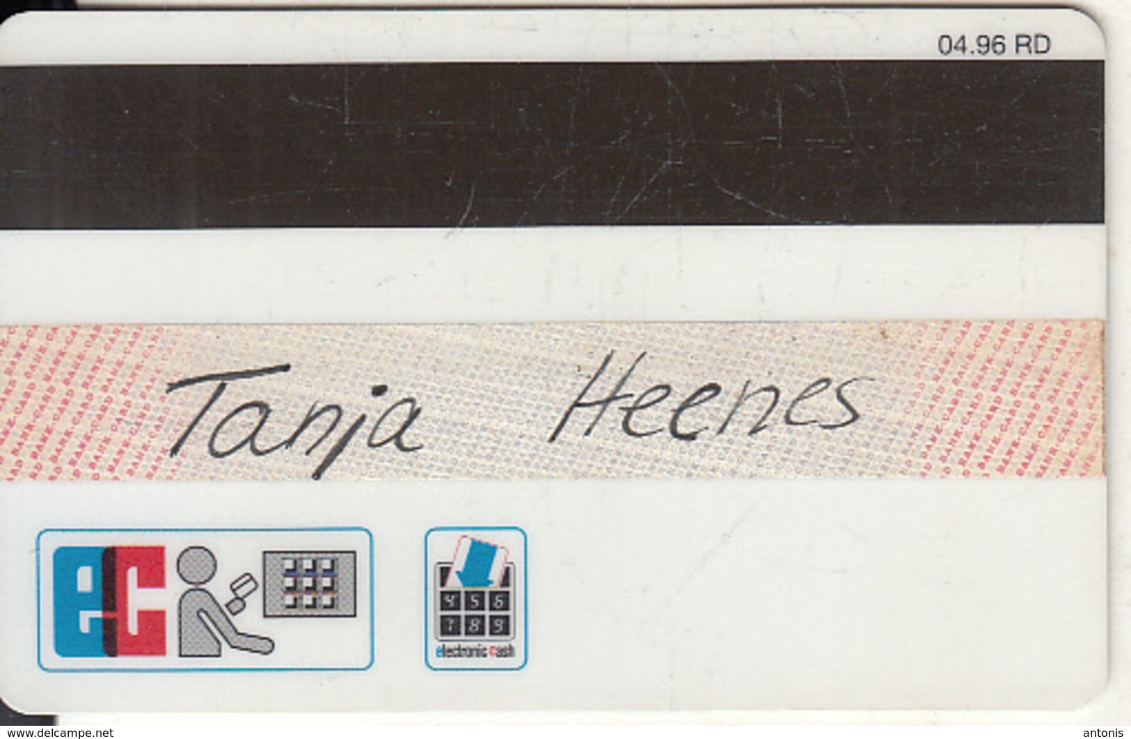 GERMANY - Volksbank Dreieich EG, Bankcard Online, 04/96, Used - Tarjetas De Crédito (caducidad Min 10 Años)