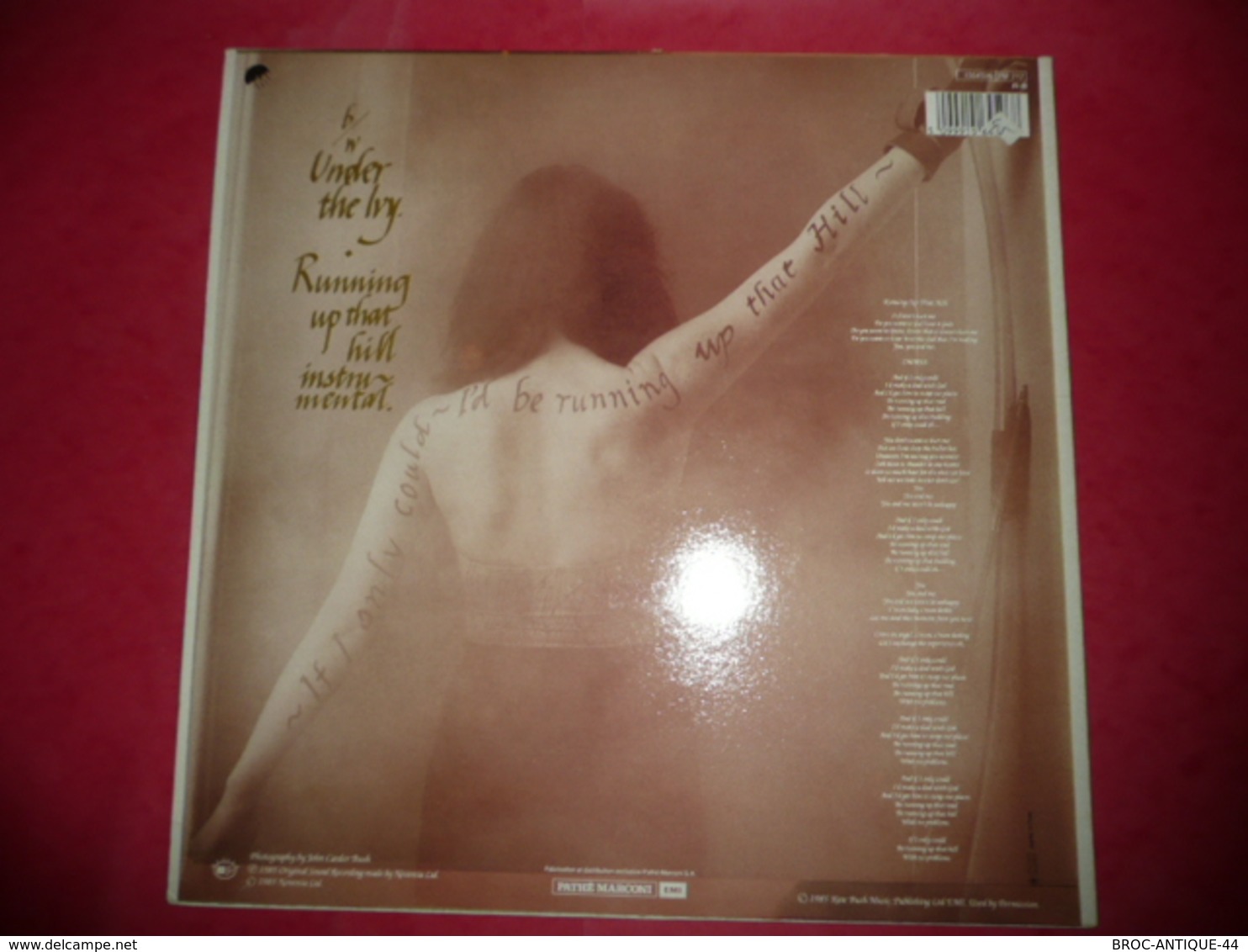 LP33 N°1048 - KATE BUSH - RUNNING UP THAT HILL - COMPILATION 3 TITRES - Rock