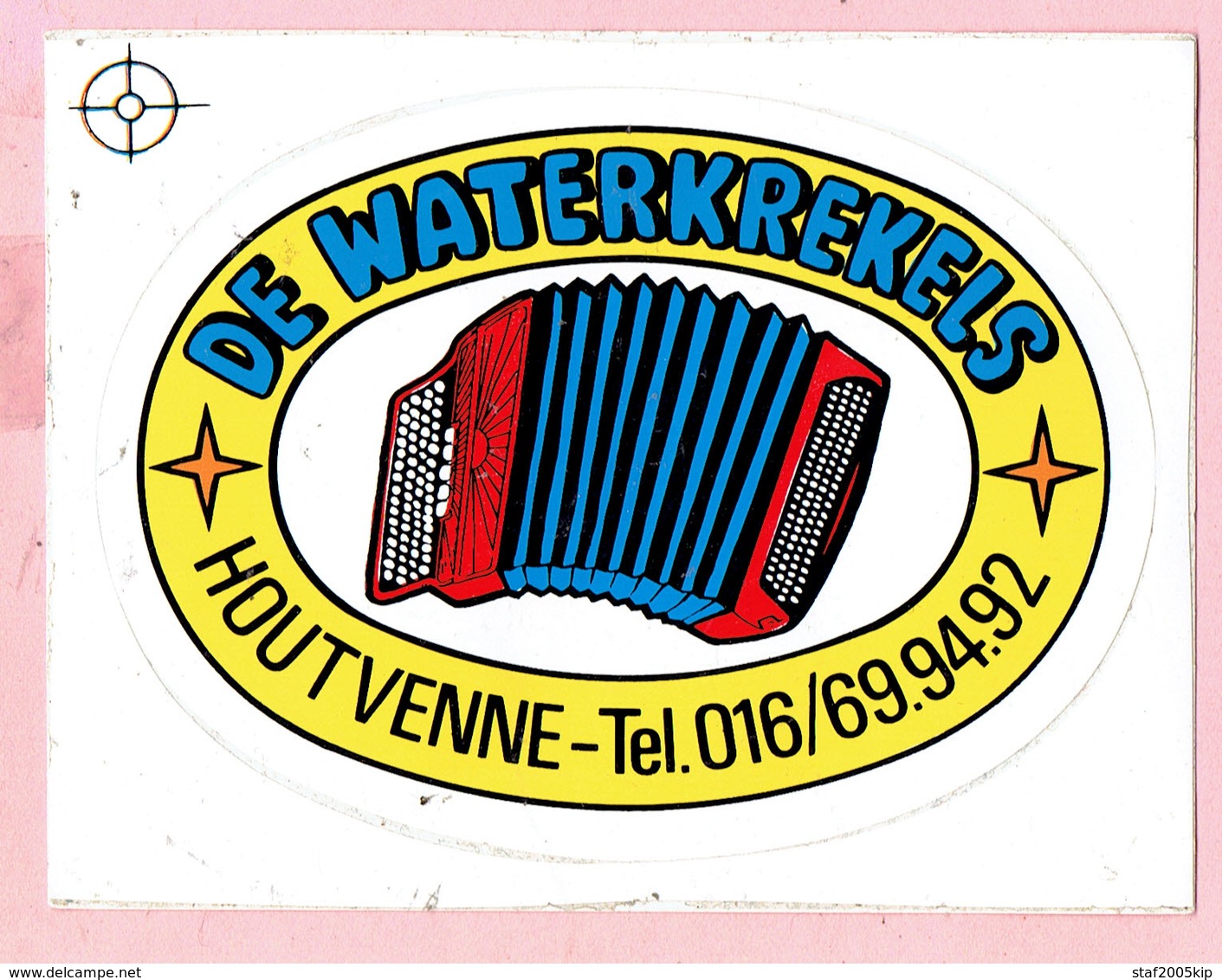 Sticker - DE WATERKREKELS - HOUTVENNE - Stickers