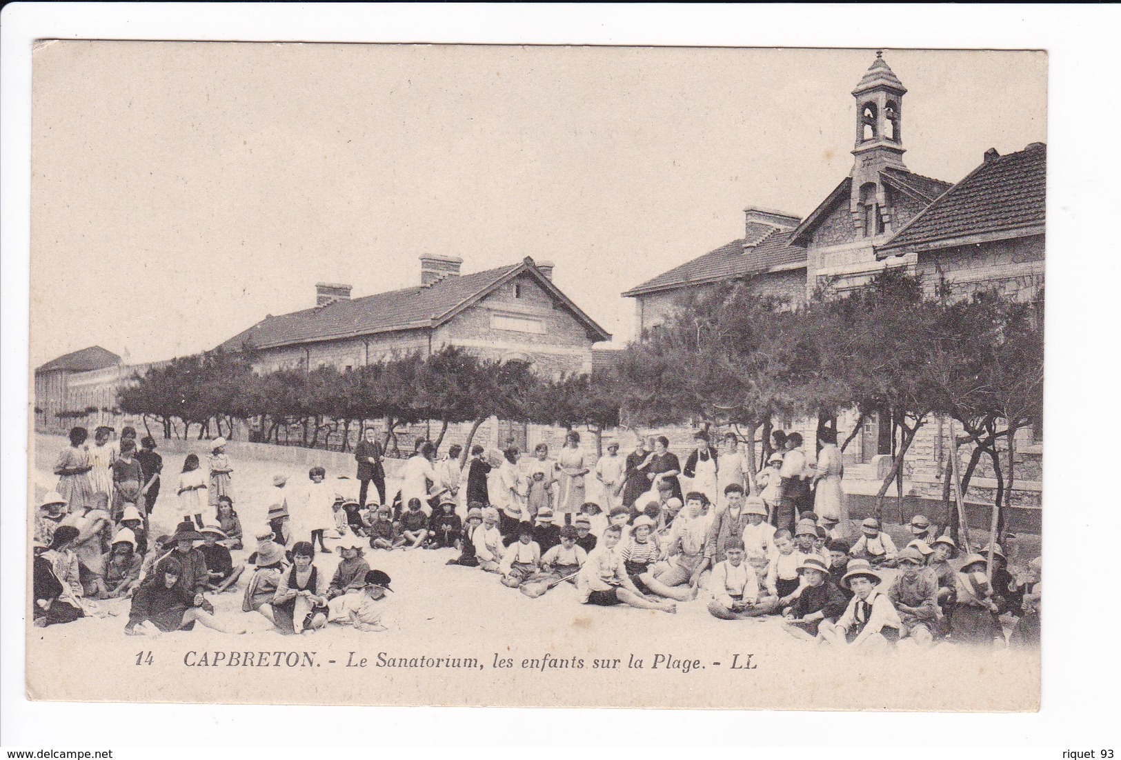 14 - CAPBRETON - Le Sanatorium, Les Enfants Sur La Plage - Capbreton