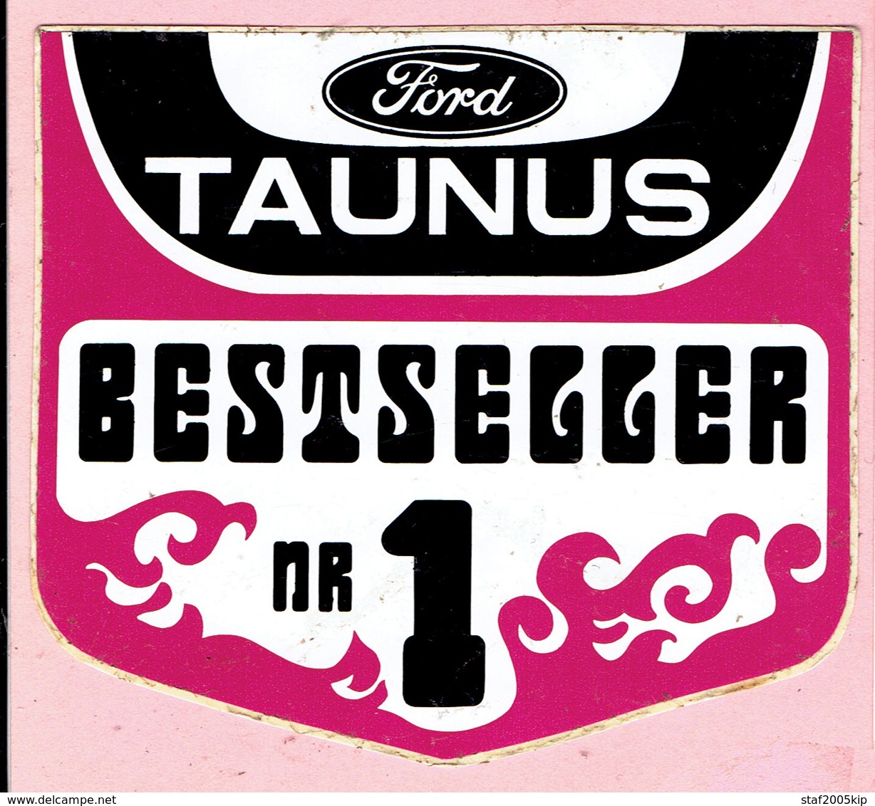 Sticker - Ford TAUNUS - BESTSELLER Nr 1 - Stickers