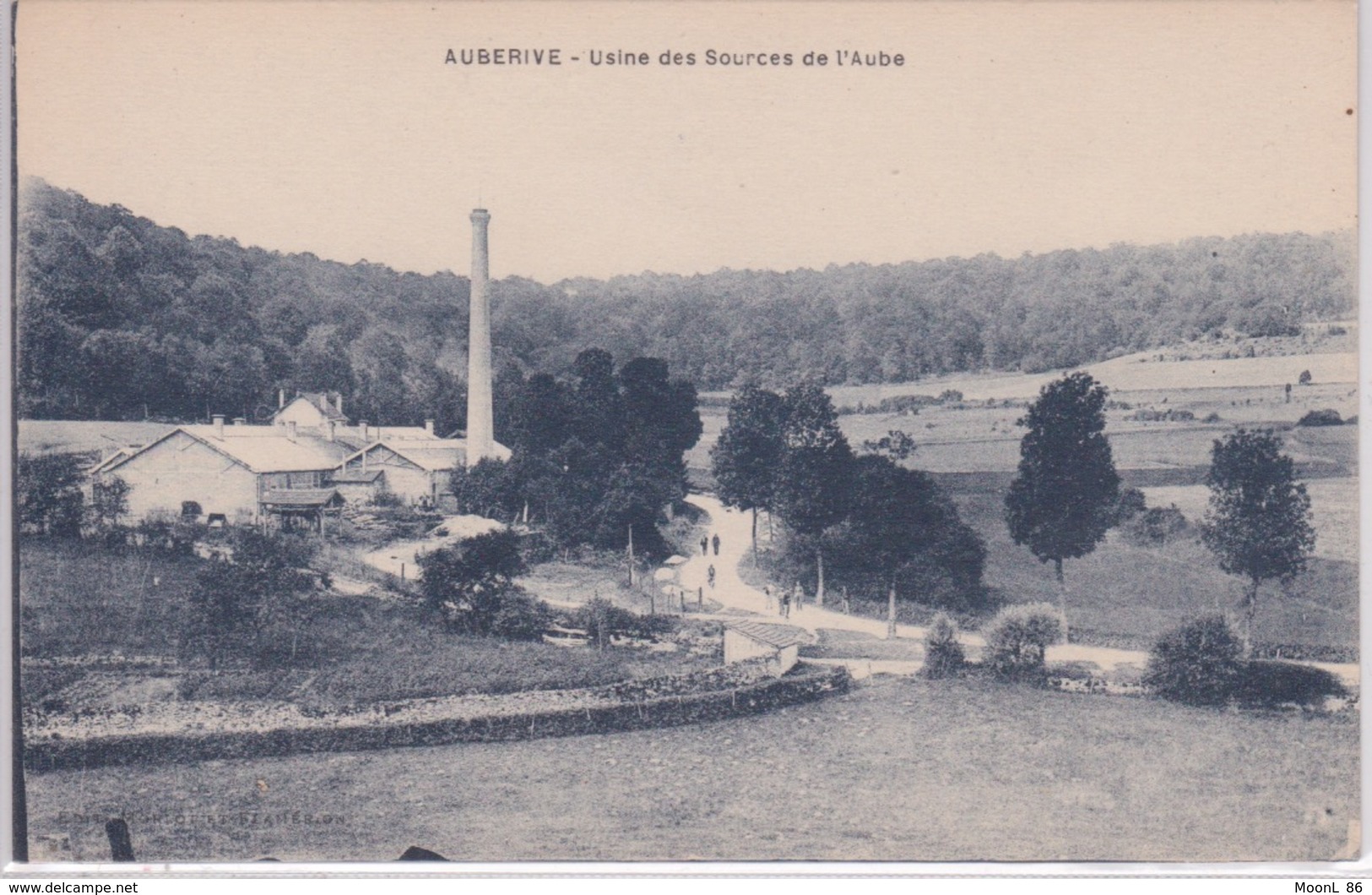 52 - AUVERIVE - USINE DES SOURCES DE L'AUBE - Auberive