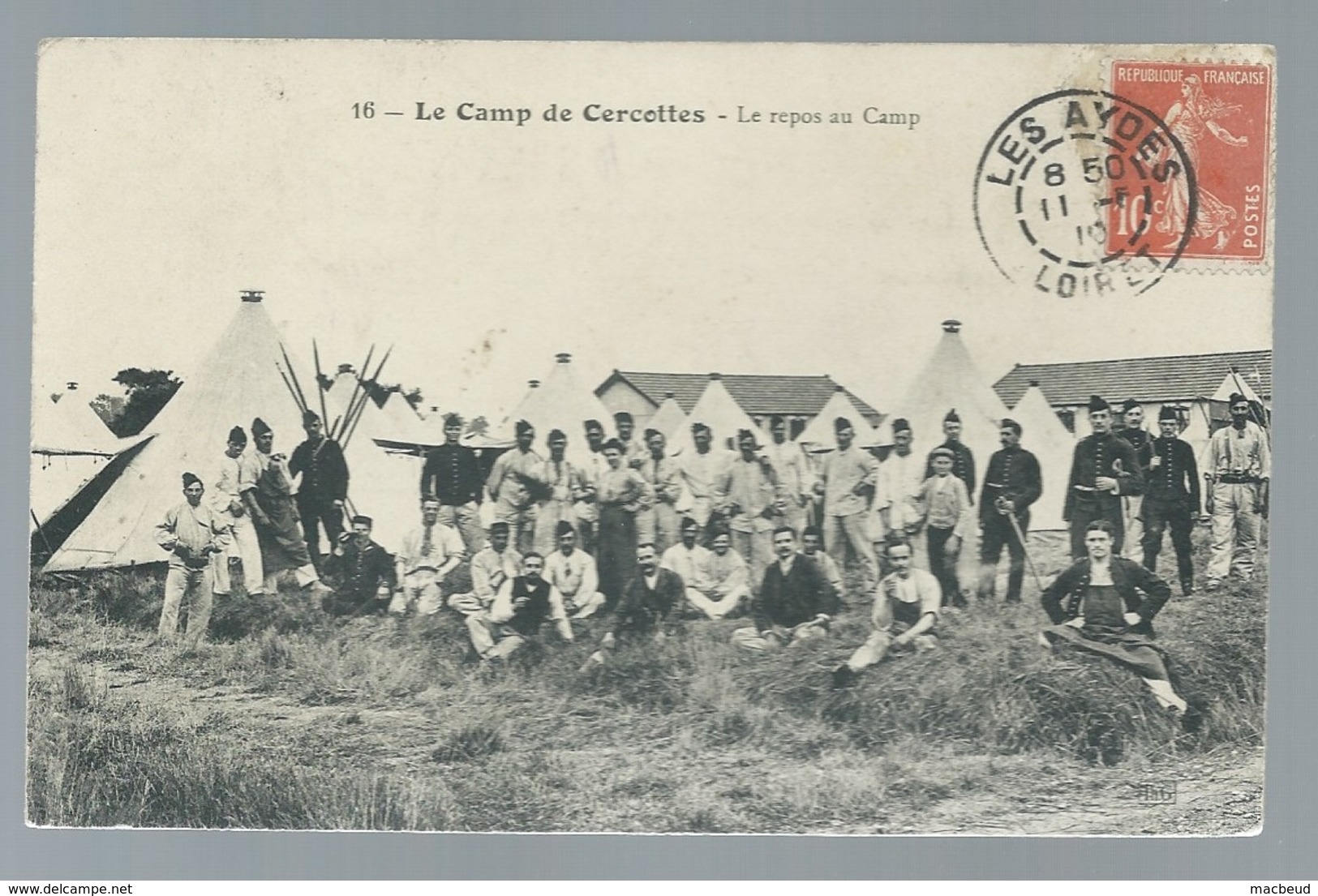 N°16 - Le Camp De Cercottes - Le Repos Au Camp  Maca0584 - Casernes