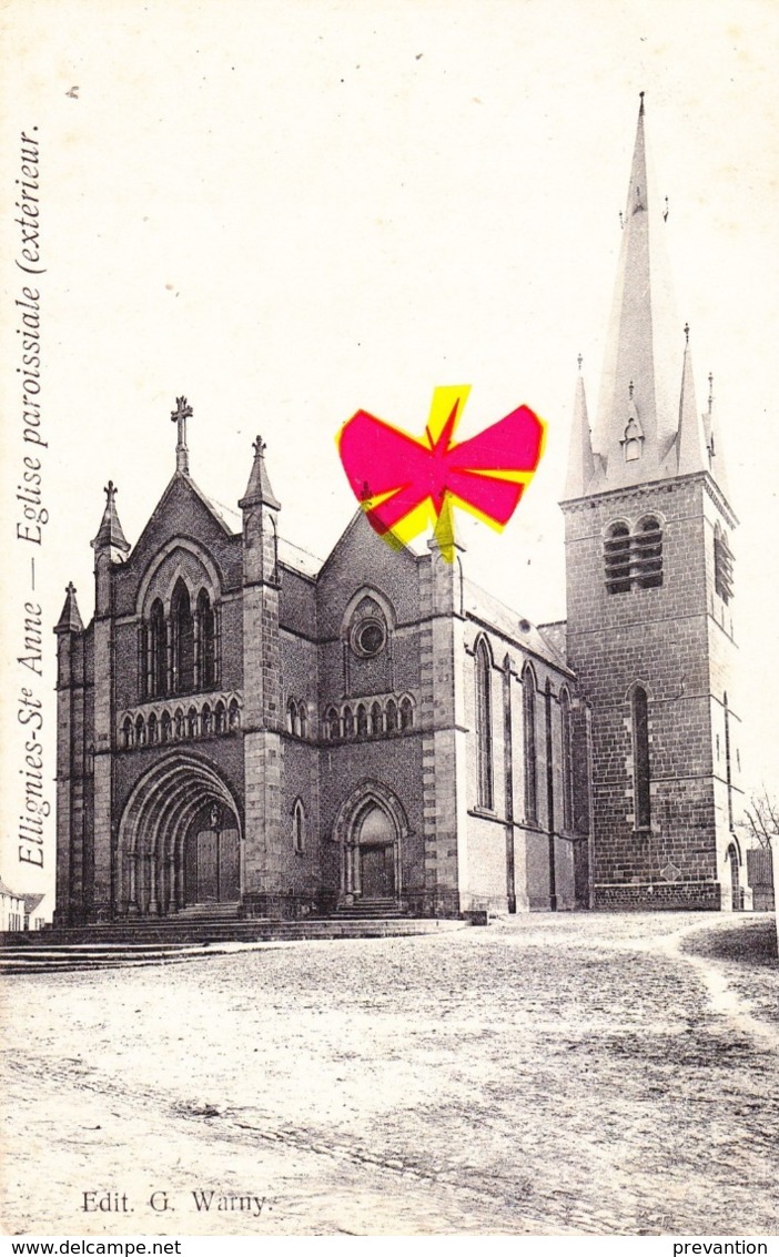 ELLIGNIES SAINT ANNE - Eglise Paroissiale (extérieur) - Beloeil