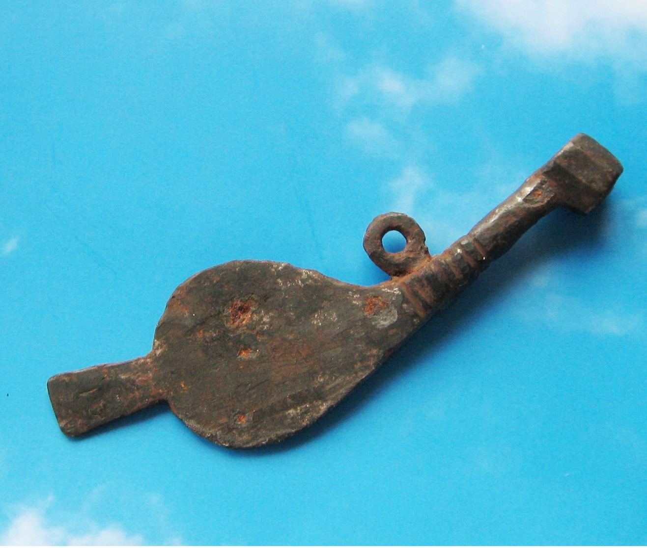 Ancient Iron Musket Key (wheellock) 16 Centuries - Andere & Zonder Classificatie