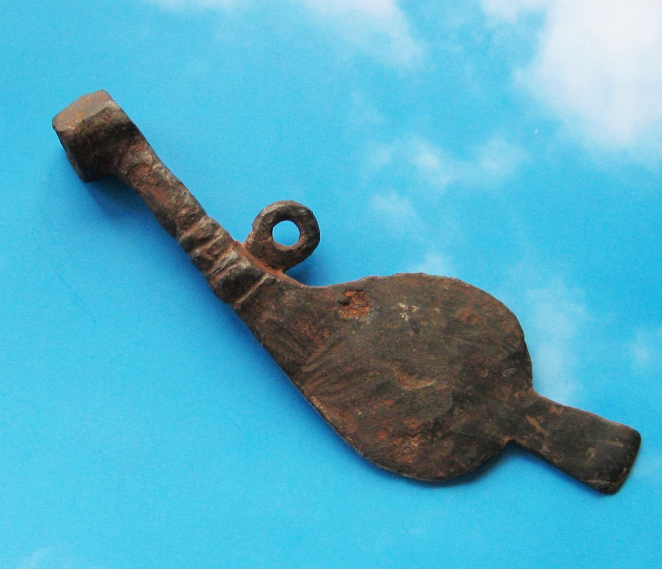 Ancient Iron Musket Key (wheellock) 16 Centuries - Andere & Zonder Classificatie