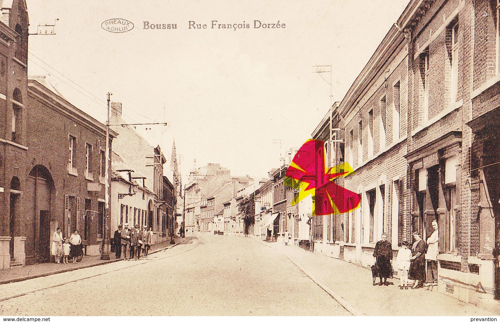 BOUSSU - Rue François Dorzée - Carte Circulé Le 14-10-1936 - Boussu