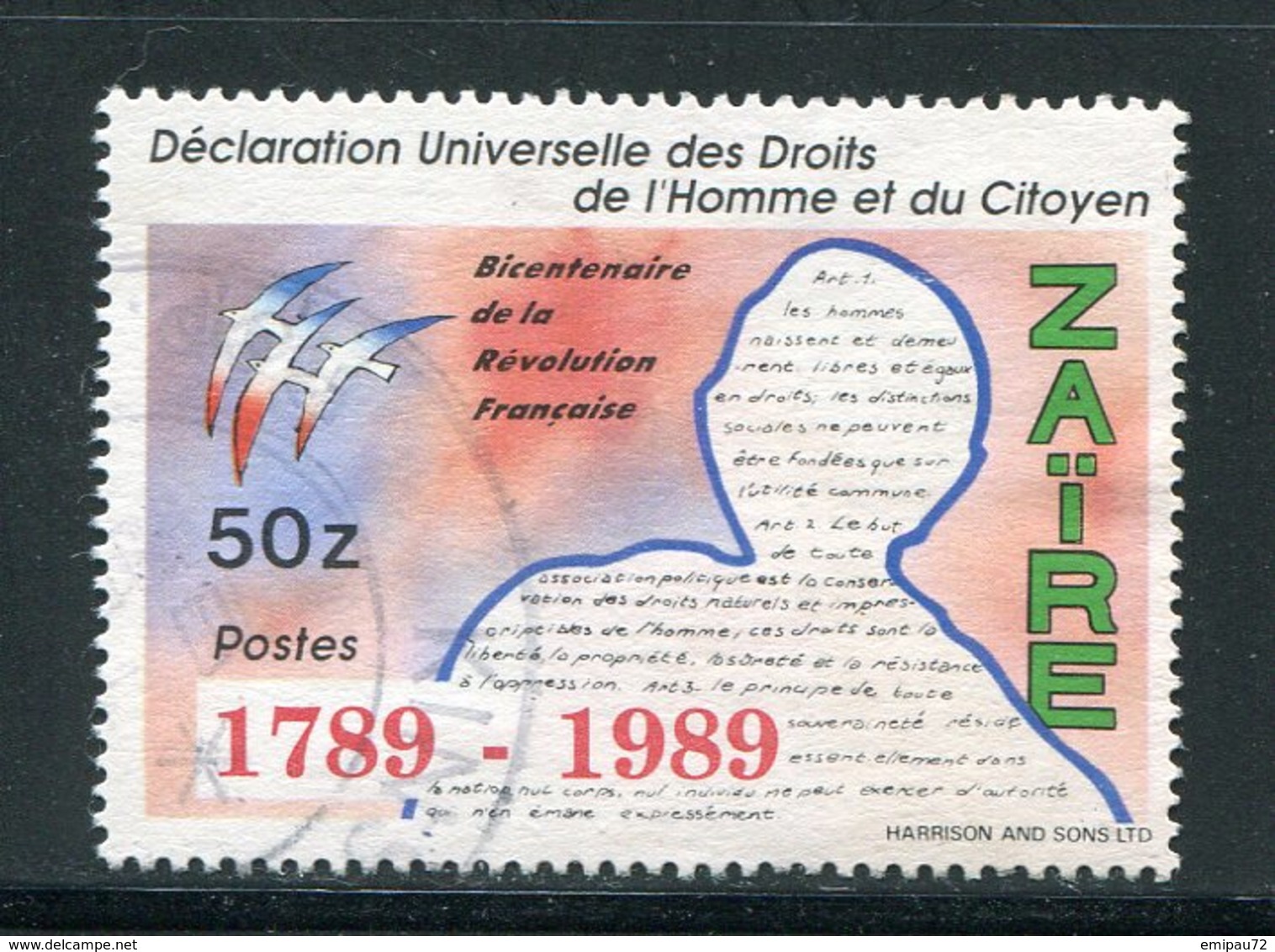 ZAIRE- Y&T N°1252- Oblitéré - Used Stamps