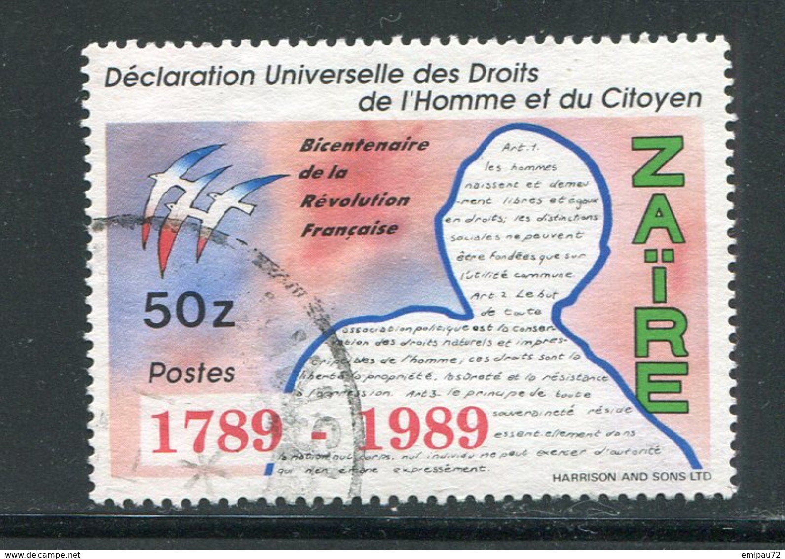 ZAIRE- Y&T N°1252- Oblitéré - Used Stamps