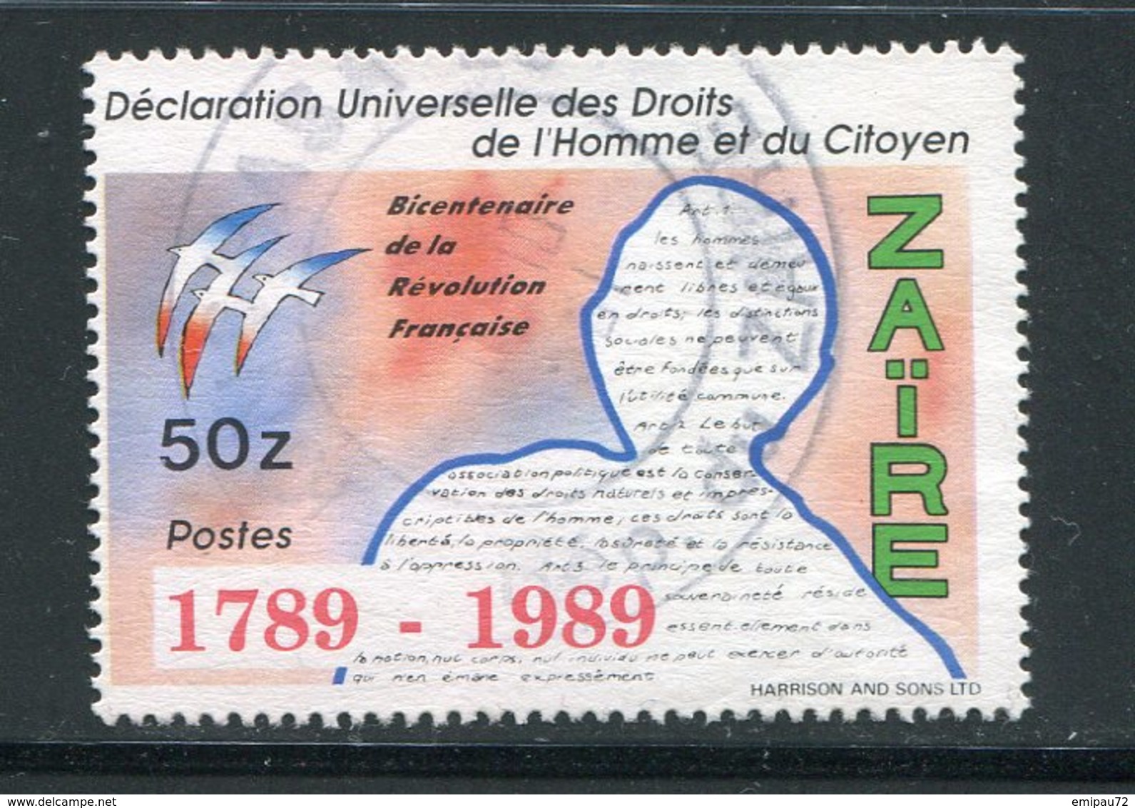 ZAIRE- Y&T N°1252- Oblitéré - Used Stamps