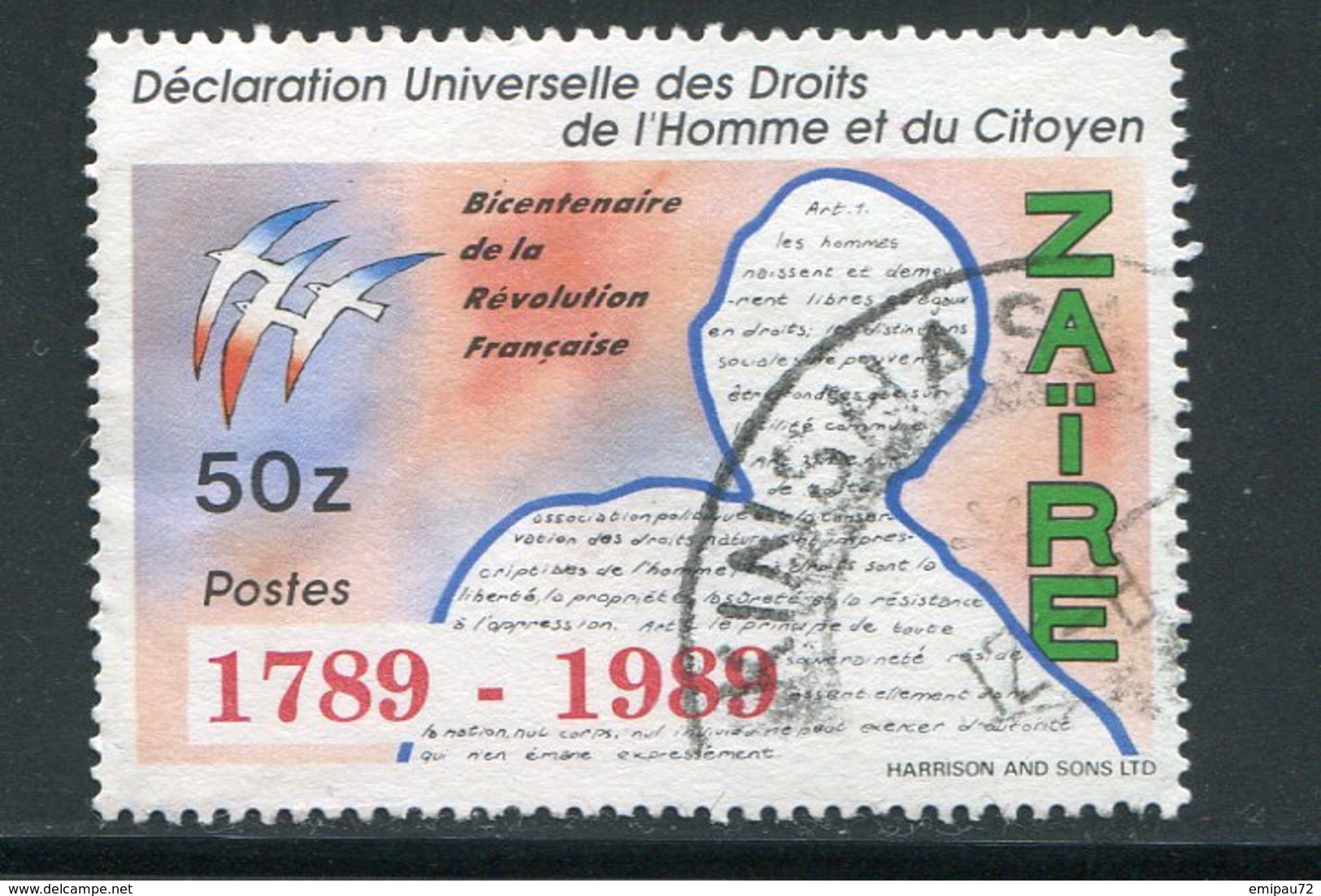 ZAIRE- Y&T N°1252- Oblitéré - Used Stamps