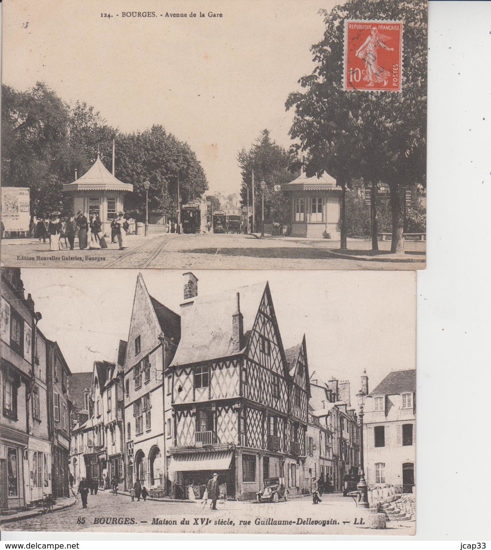 18 BOURGES  -  LOT DE 20 CARTES  - - Bourges