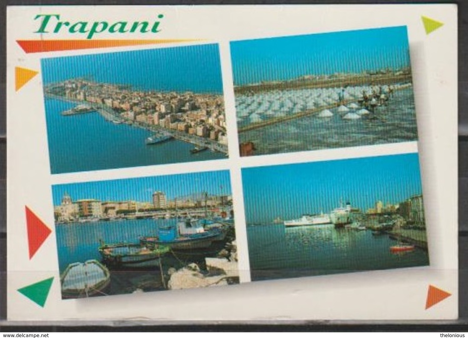 * Cartolina - Trapani - Vedute - Viaggiata - Trapani