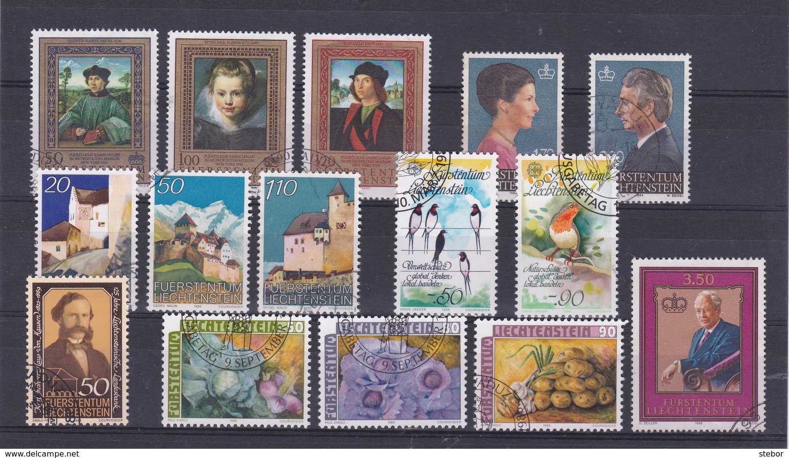 Liechtenstein Kleine Verzameling Gestempeld, Zeer Mooi Lot K1067 - Collections (without Album)