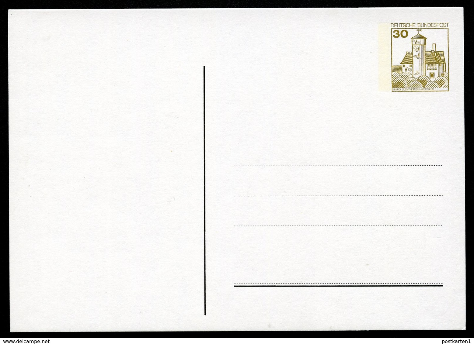 Bund PP98 A2/001 Privat-Postkarte 1981 - Cartes Postales Privées - Neuves