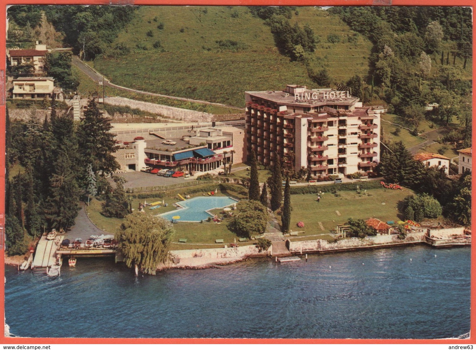 SVIZZERA - SUISSE - HELVETIA - 1970 - Missed Stamp - TI Tessin - Bissone - Lago Di Lugano - Ring Hotel - Viaggiata Da Bi - Bissone